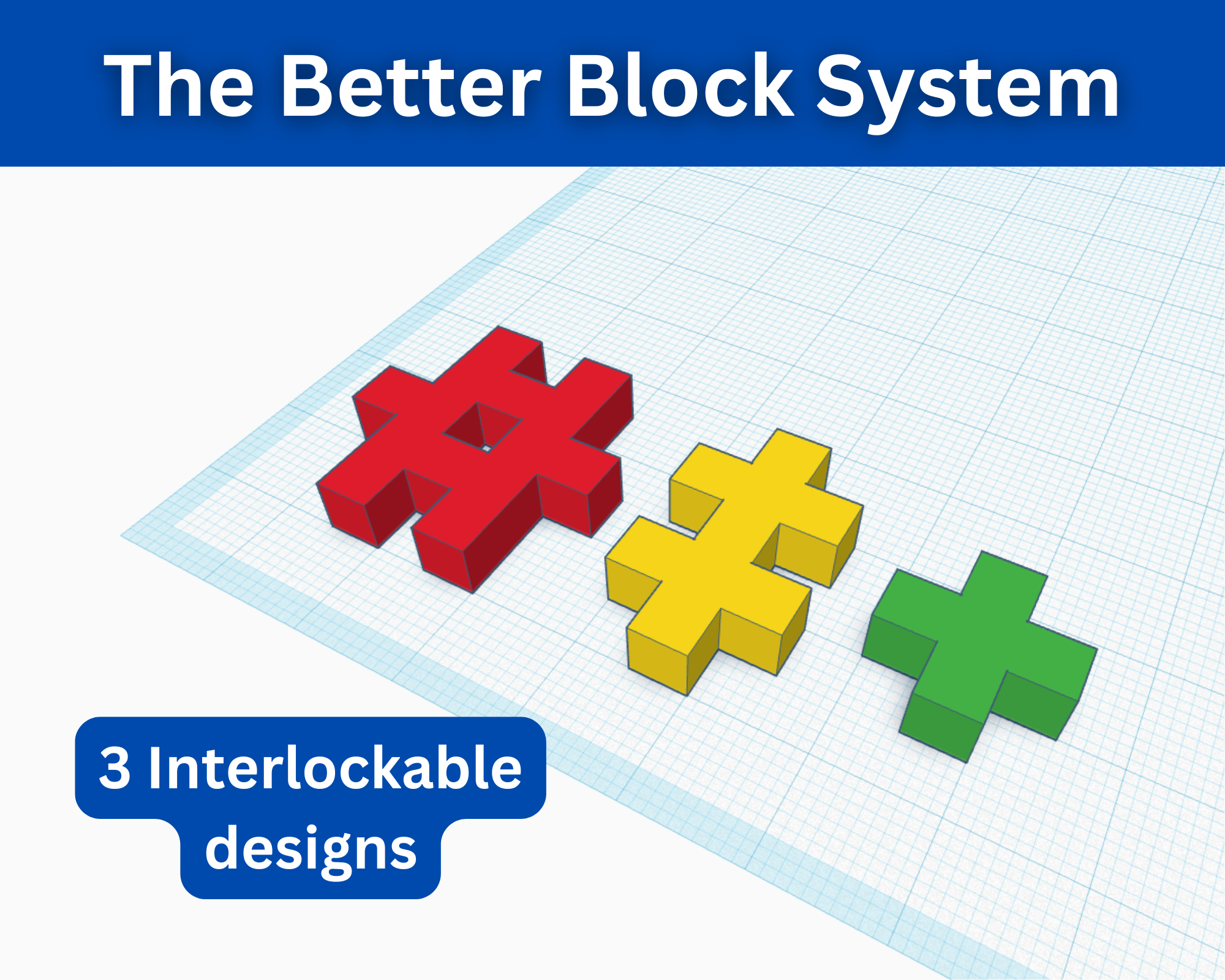 Miniature Block System - linking pieces