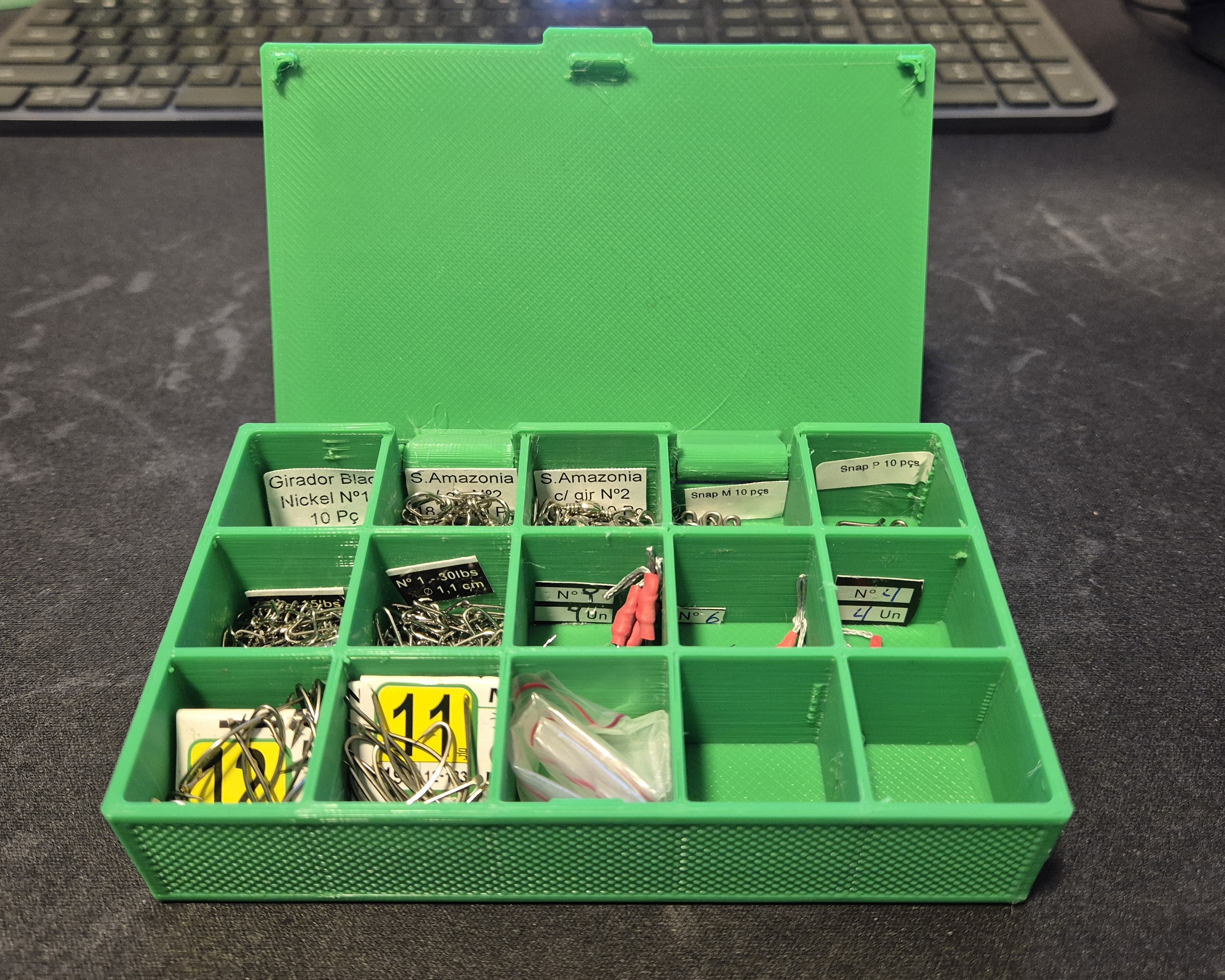 Print-in-Place Small Fishing Tackle Box