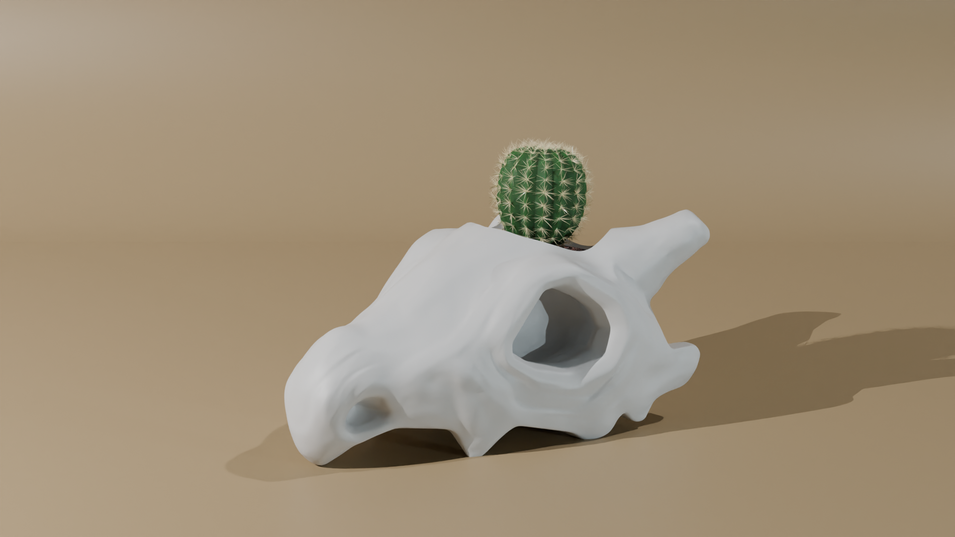 Cubone Skull Pot Plant - Pokemon Home Decoration