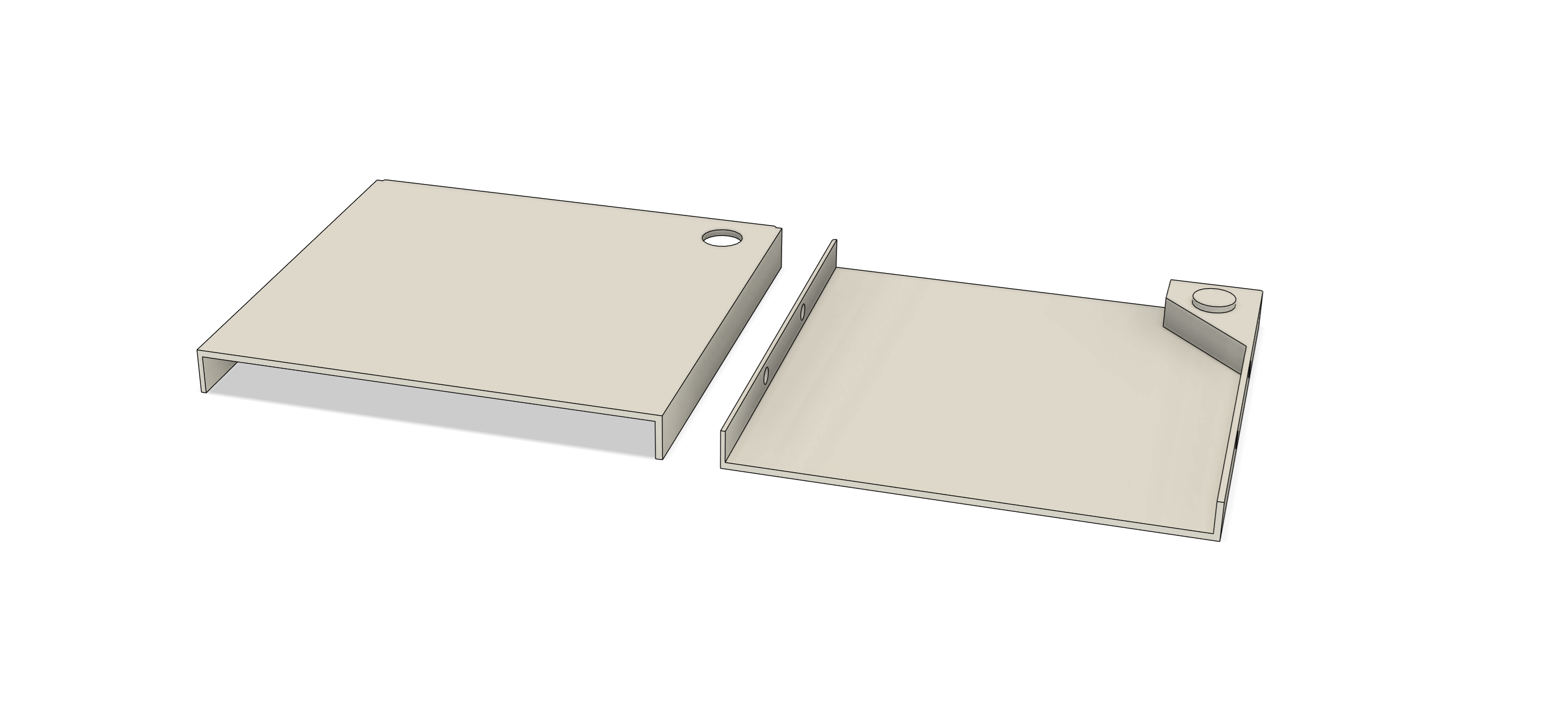 Snap-together laptop DVD/CD drive cover