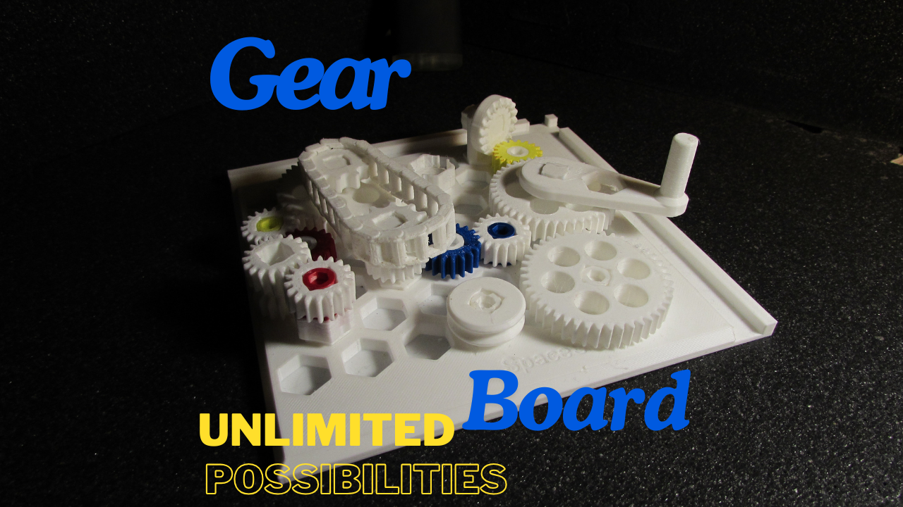Interactive Gear Board – Endless Mechanical Motion Toy