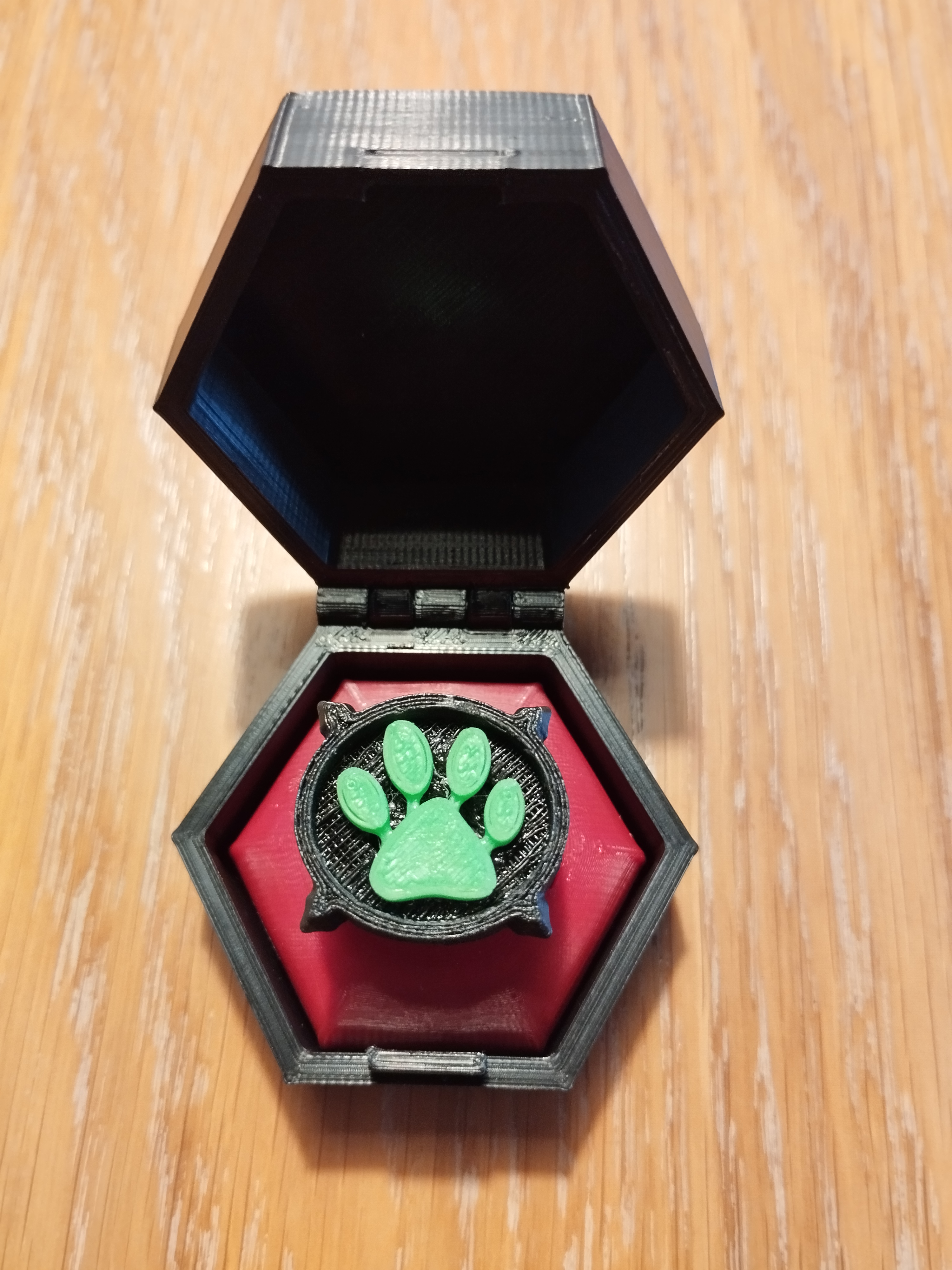 cat noir ring and box