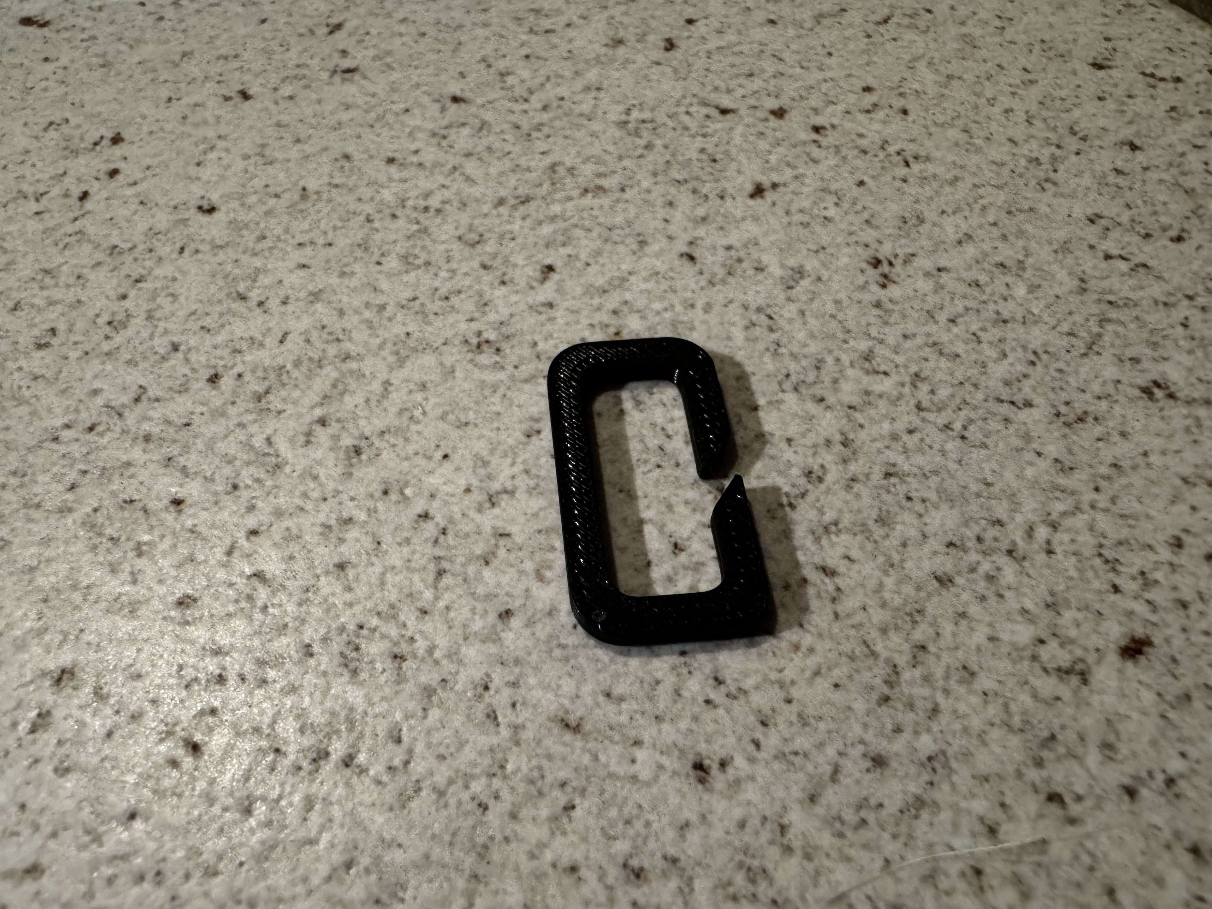Miniatura 3 do modelo 3D Parametric D-ring with split