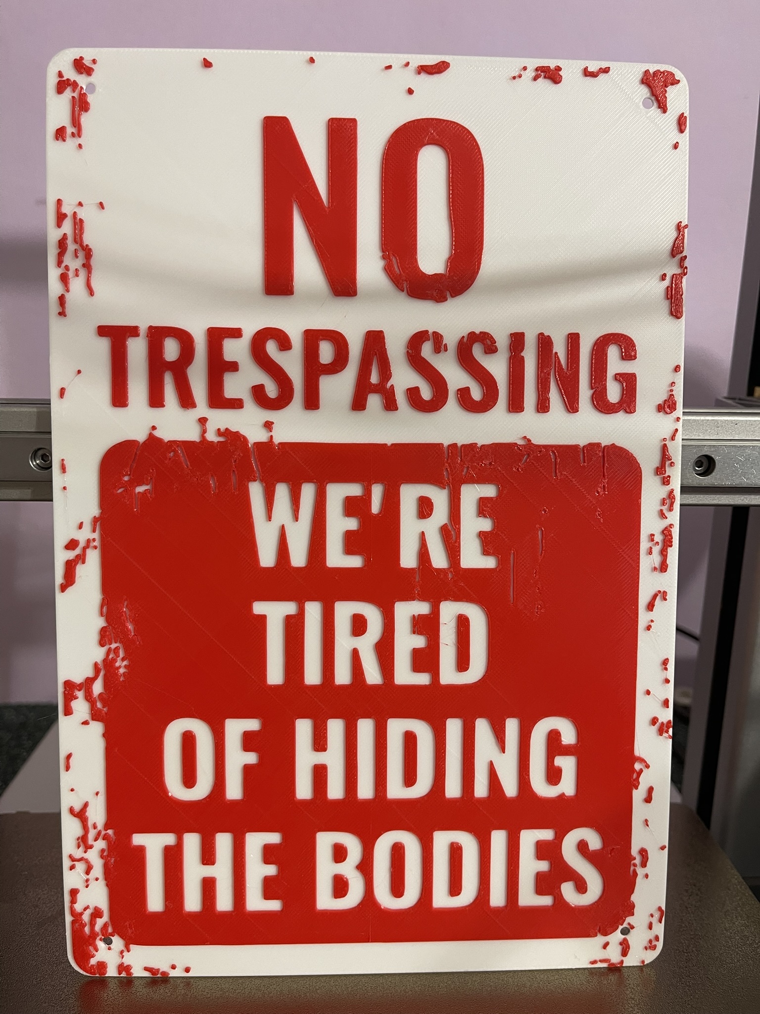 Sign No trespassing — miniatura 2