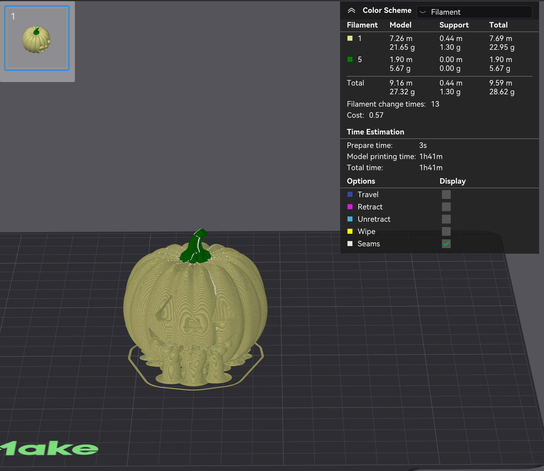Decorative Pumpkin Halloween — miniatura 2