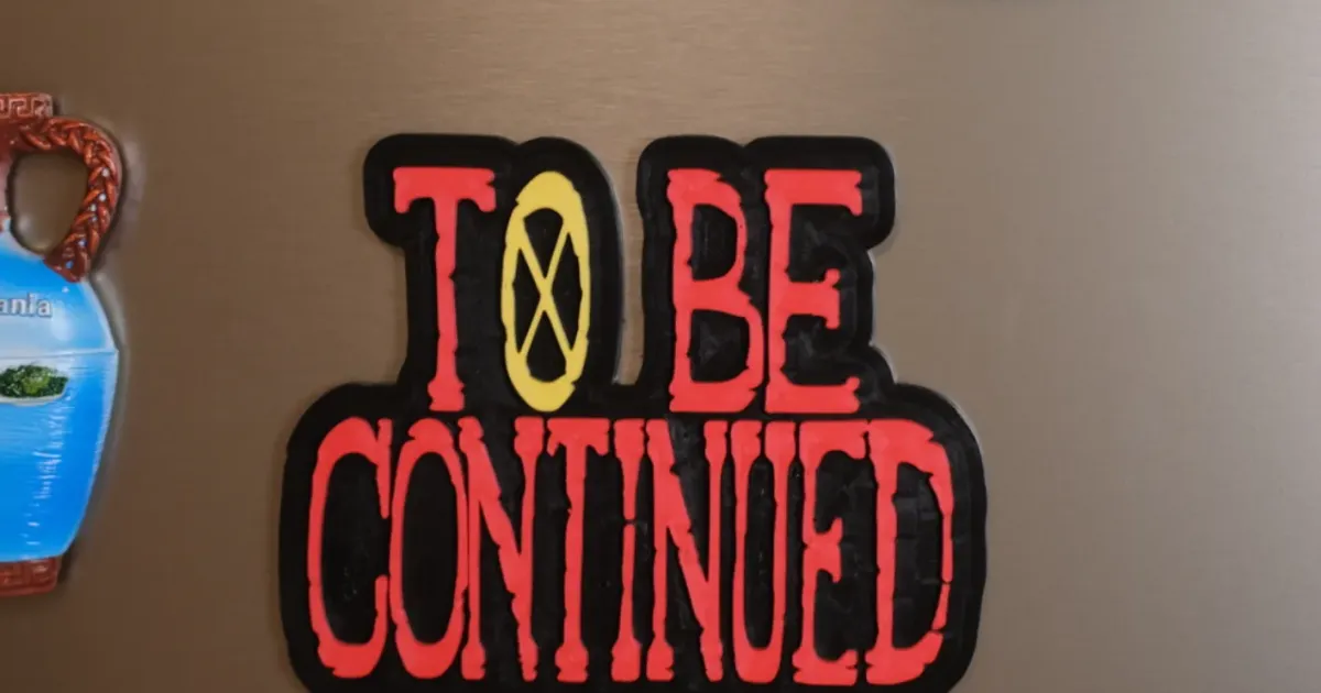 ONE PIECE - ＂To Be Continued＂ Fridge Magnet by illN3rd