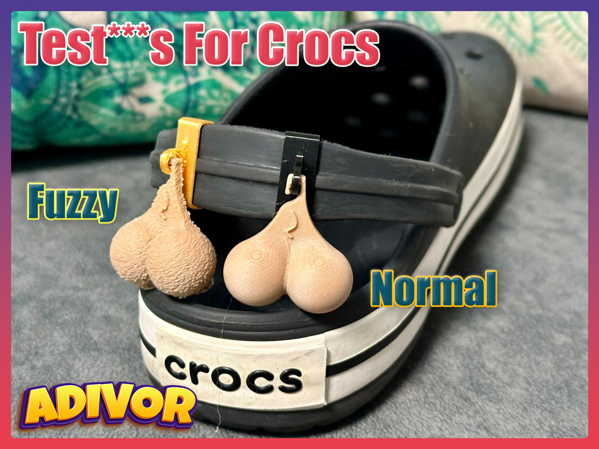 Testicles for Crocs