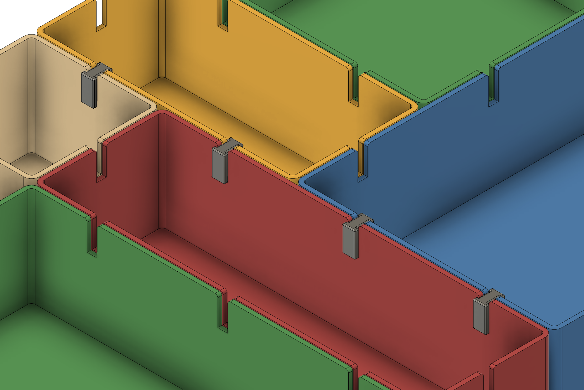 Miniatura 2 do modelo 3D Modular Organizer v2