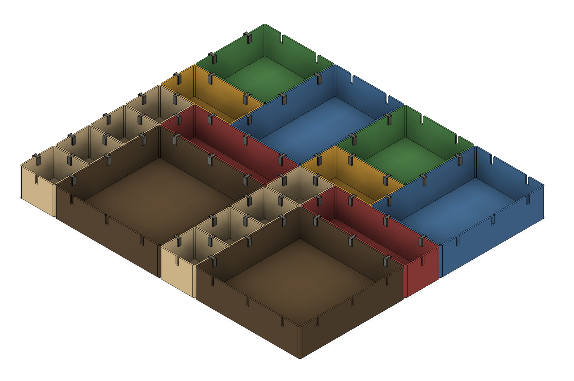 Miniatura 3 do modelo 3D Modular Organizer v2