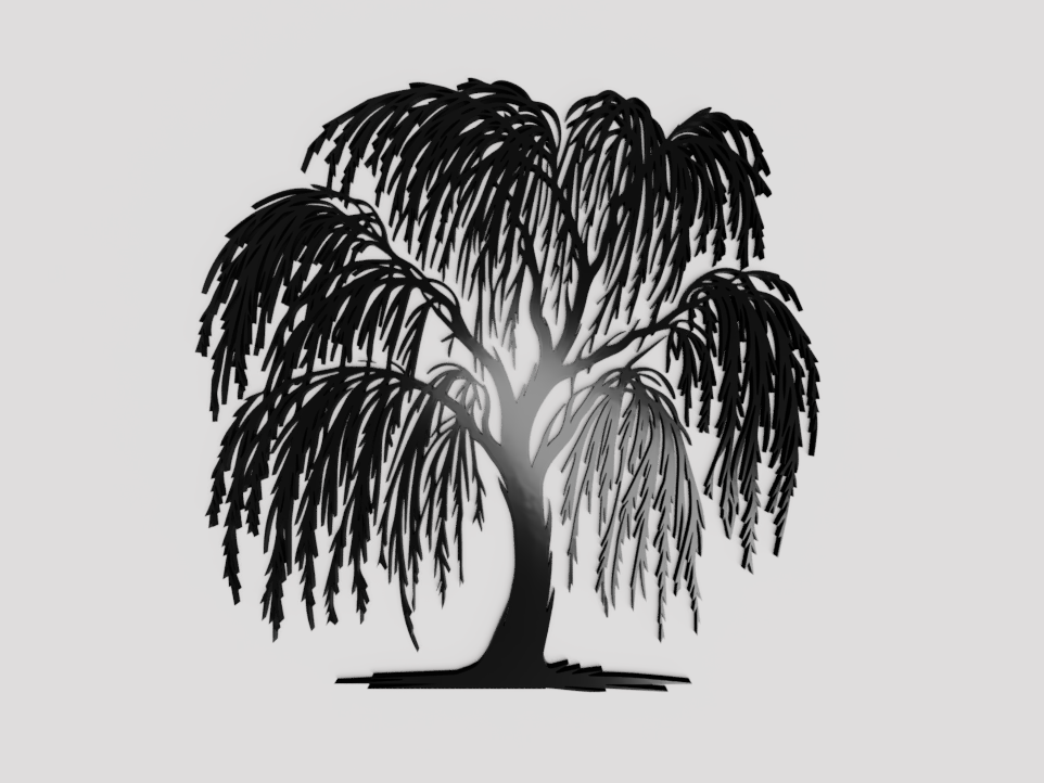 Sad Willow Wall Art