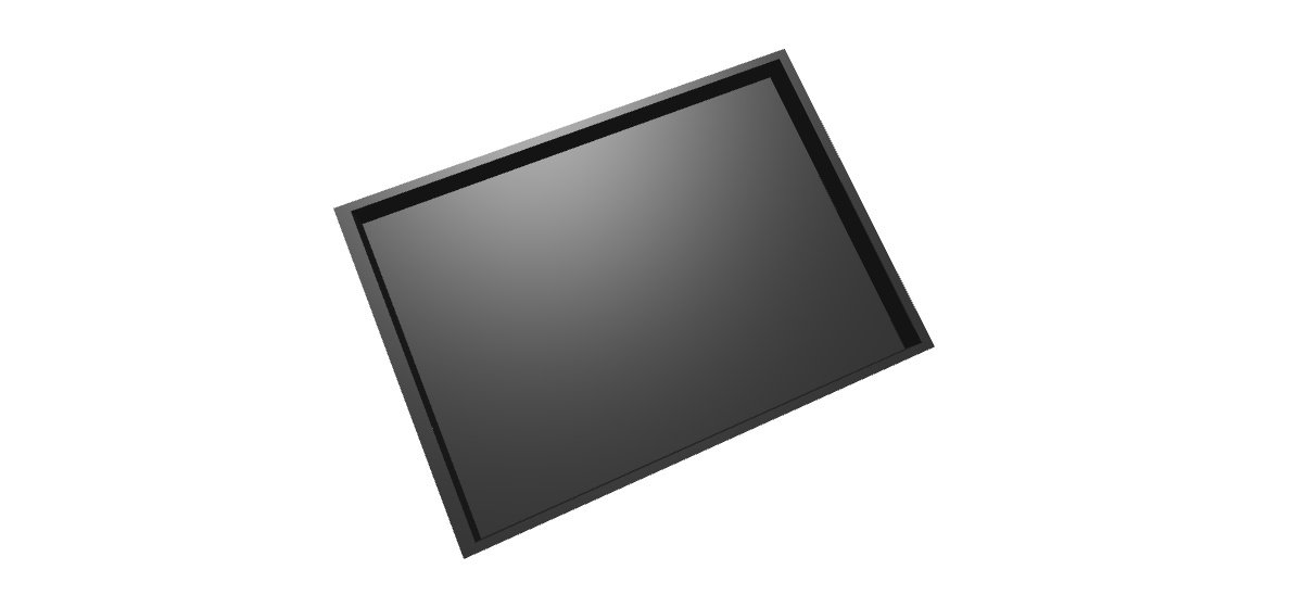 modern design rectangular tray — miniatura 3