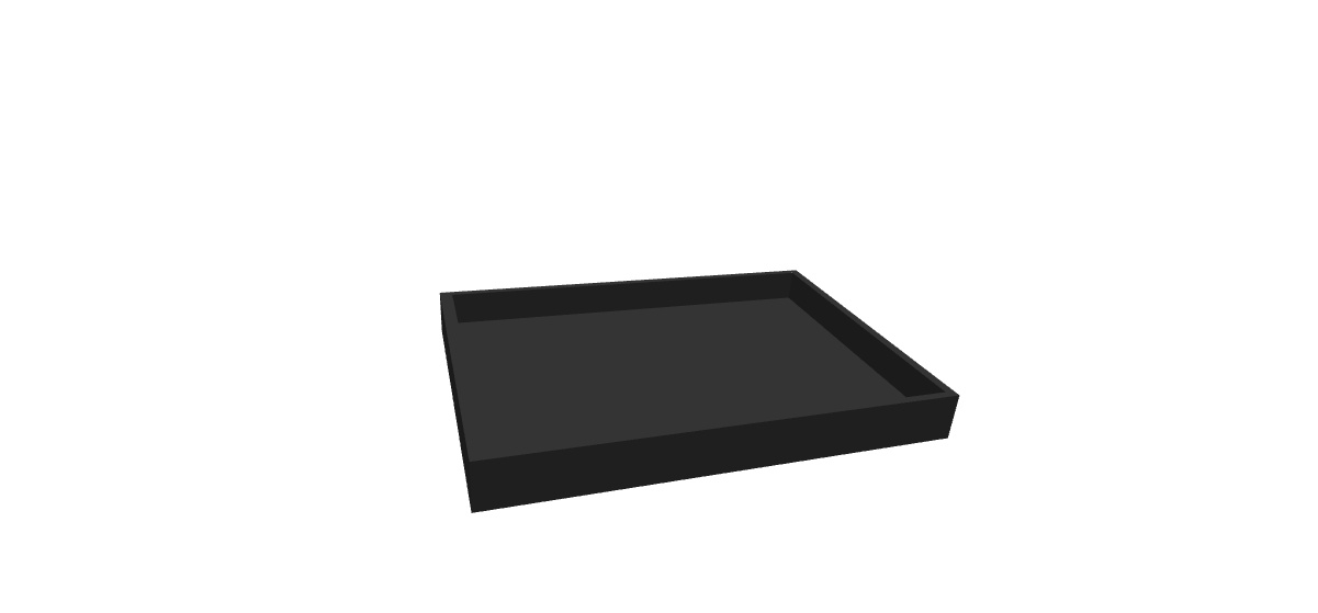 modern design rectangular tray — miniatura 4
