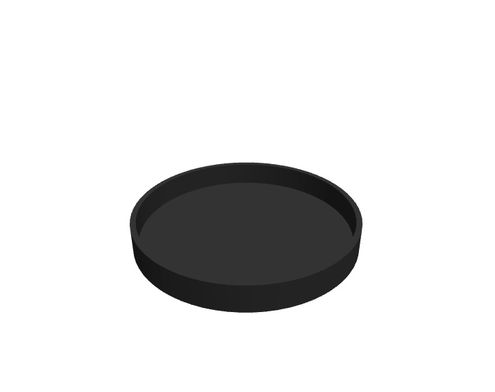 modern design circular tray — miniatura 3