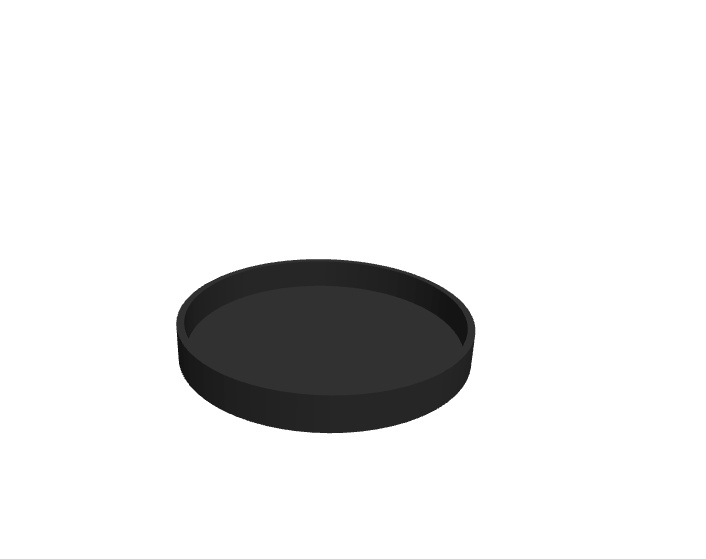 modern design circular tray — miniatura 2