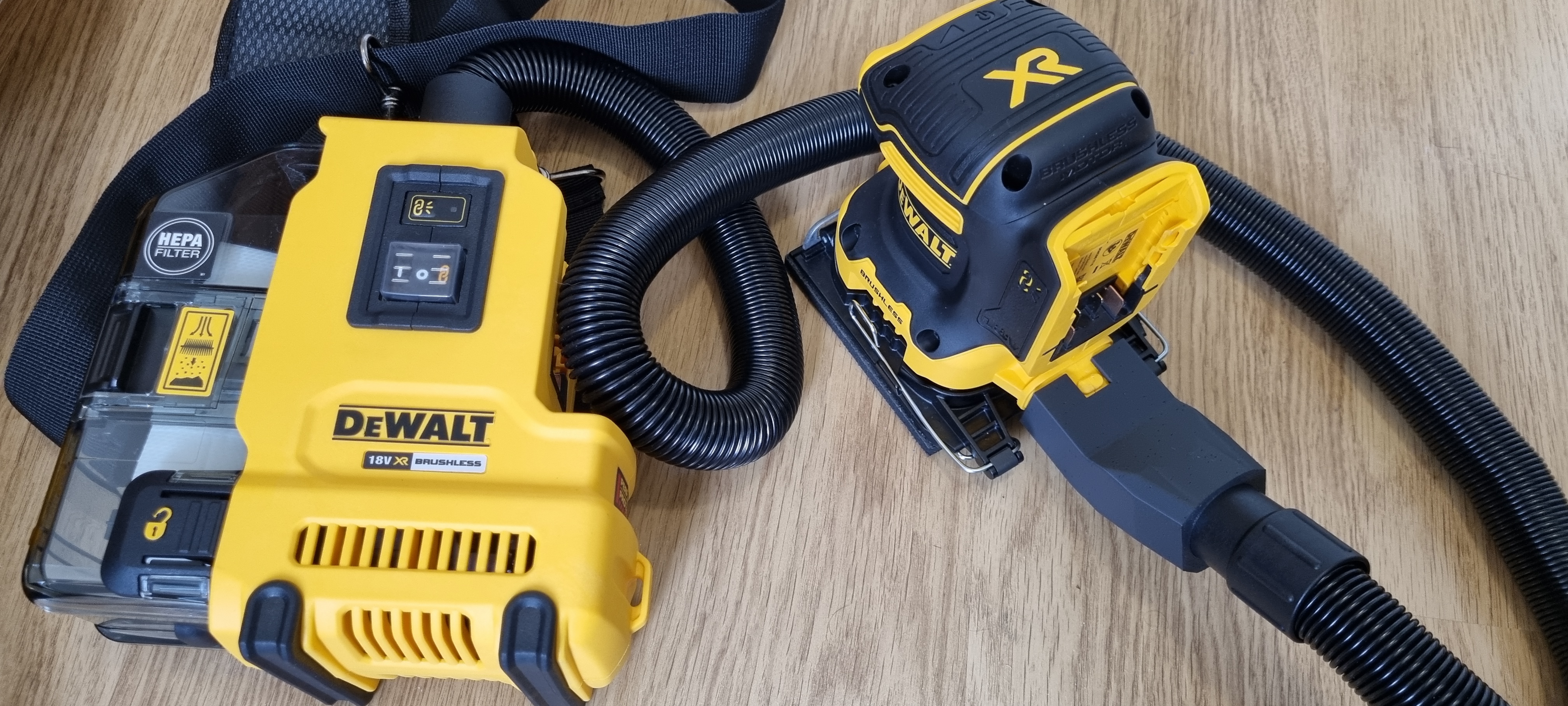 Dewalt DCW200 to DeWalt DWH161 dust adapter