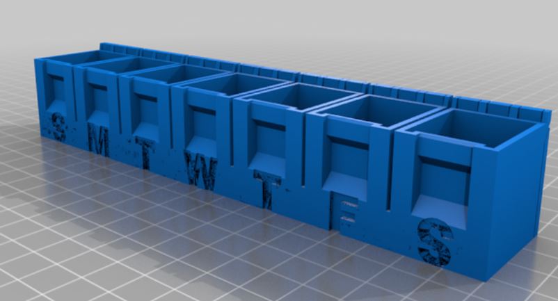 Weekly Pill Box with 7 Hinged Compartments