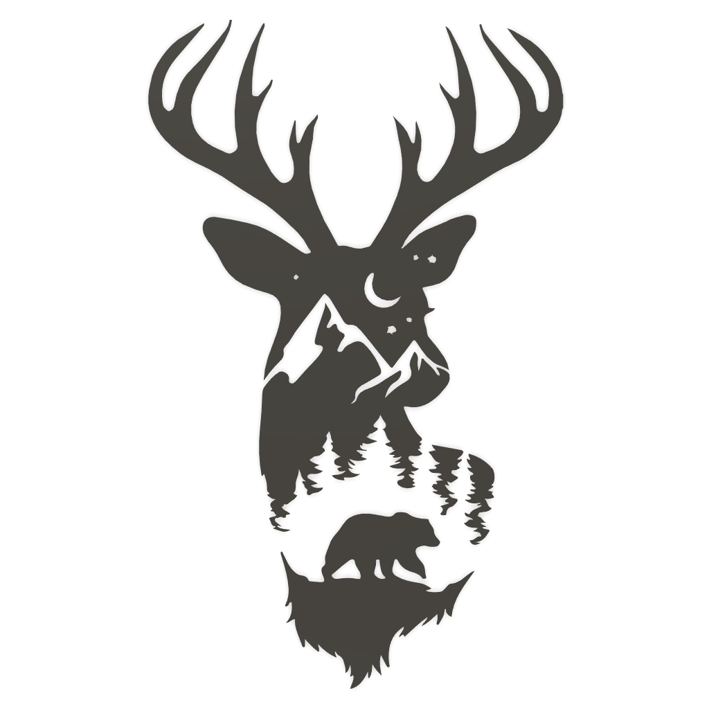Deer wall decoration