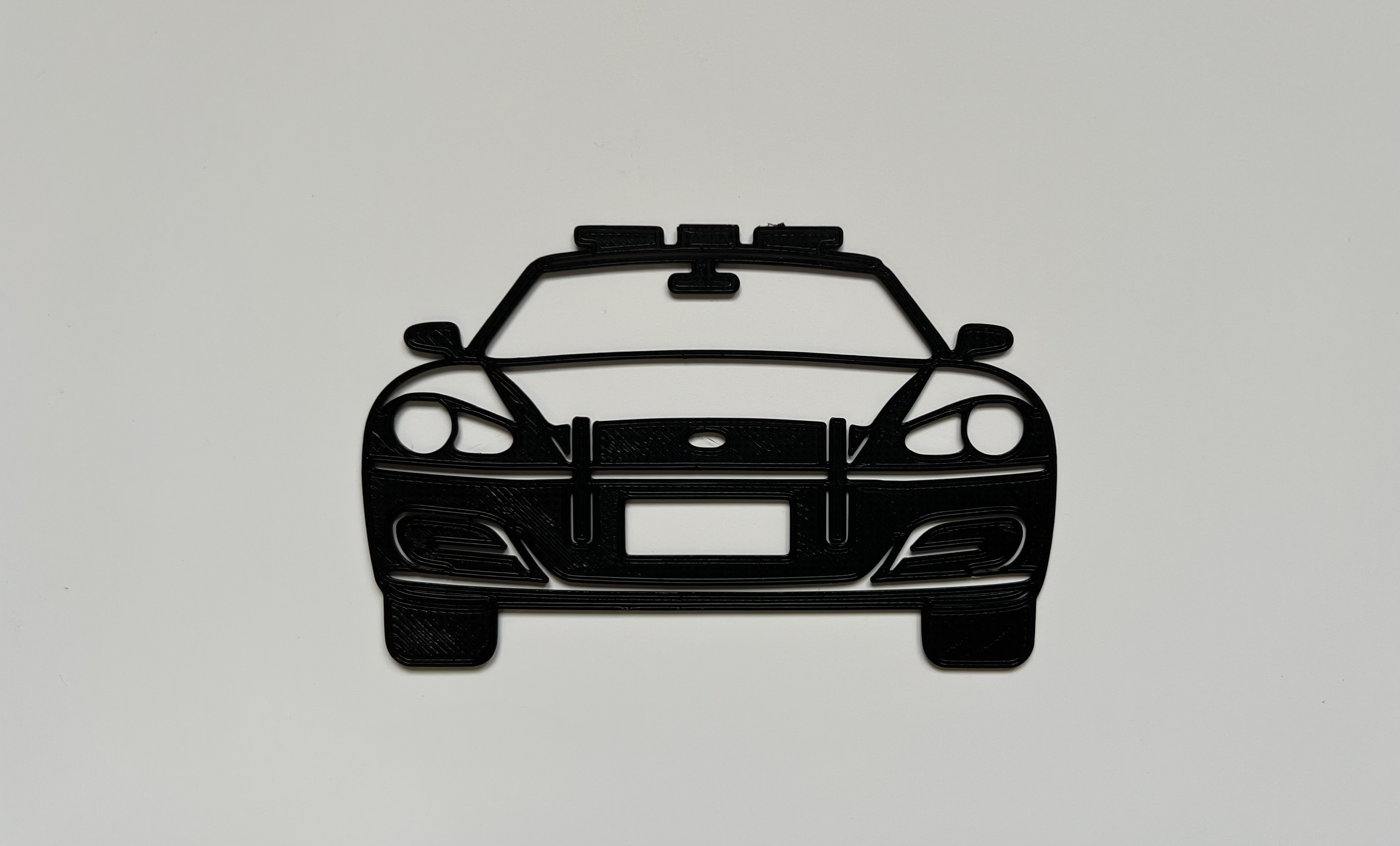 Police Car Wall Art #1