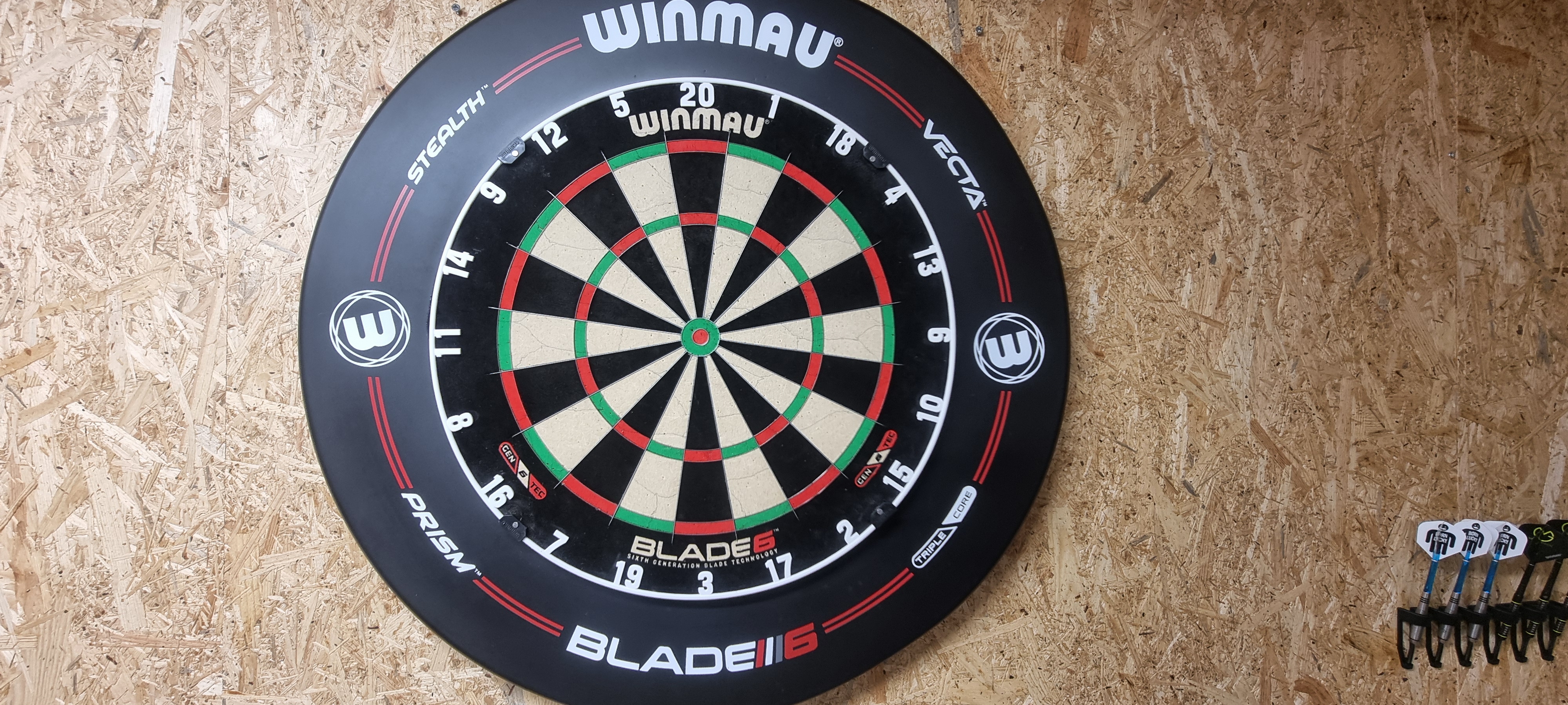 Number ring for dart board