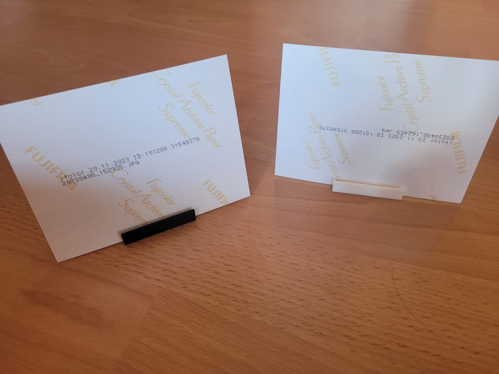 Foto / Autogrammkarten Aufsteller