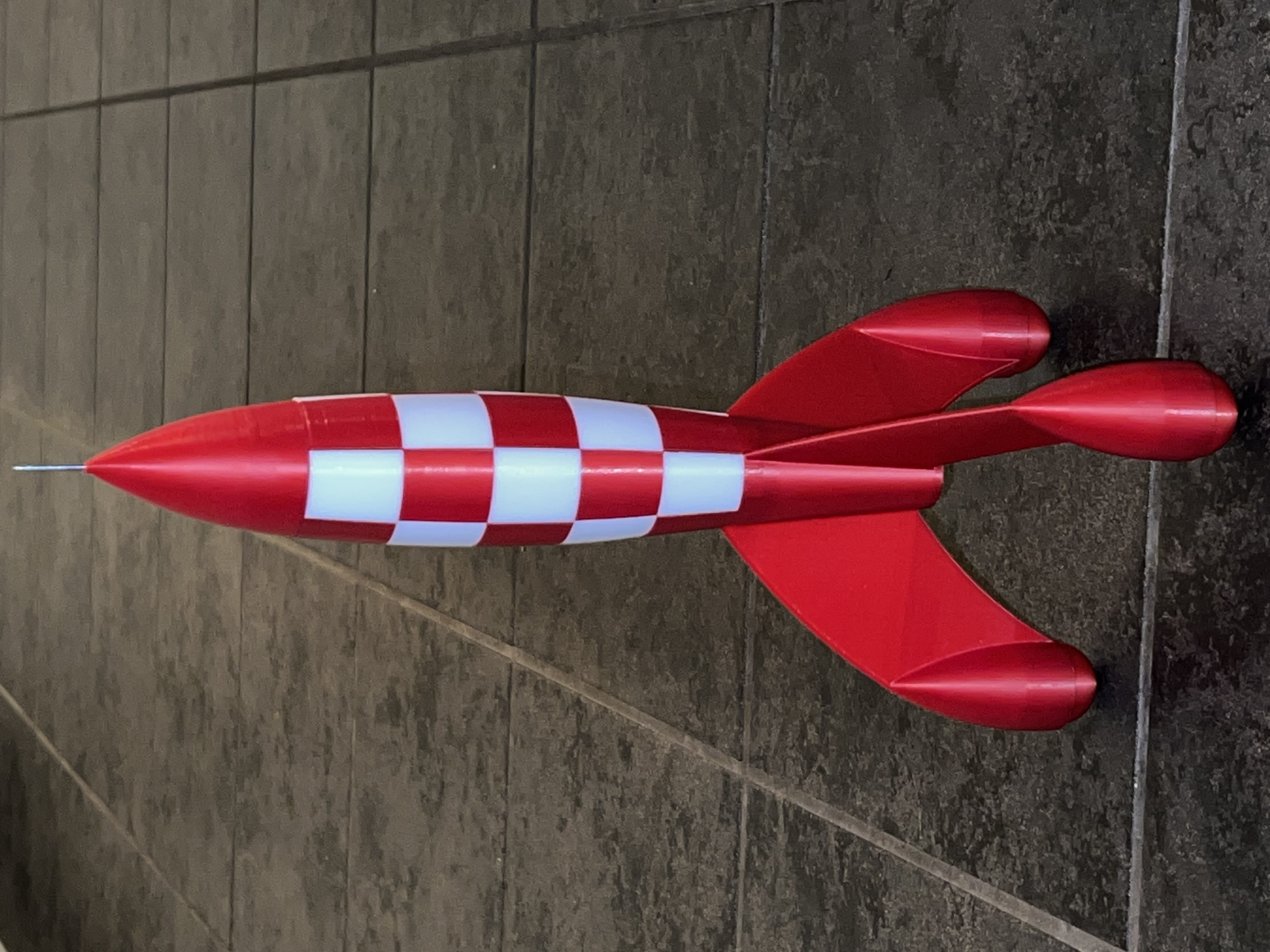 Tintin Moon Rocket