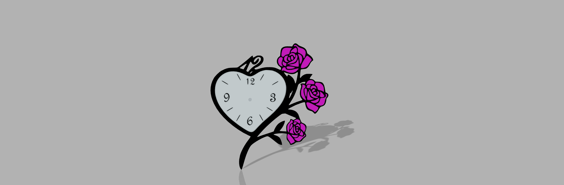 Relogio rosa