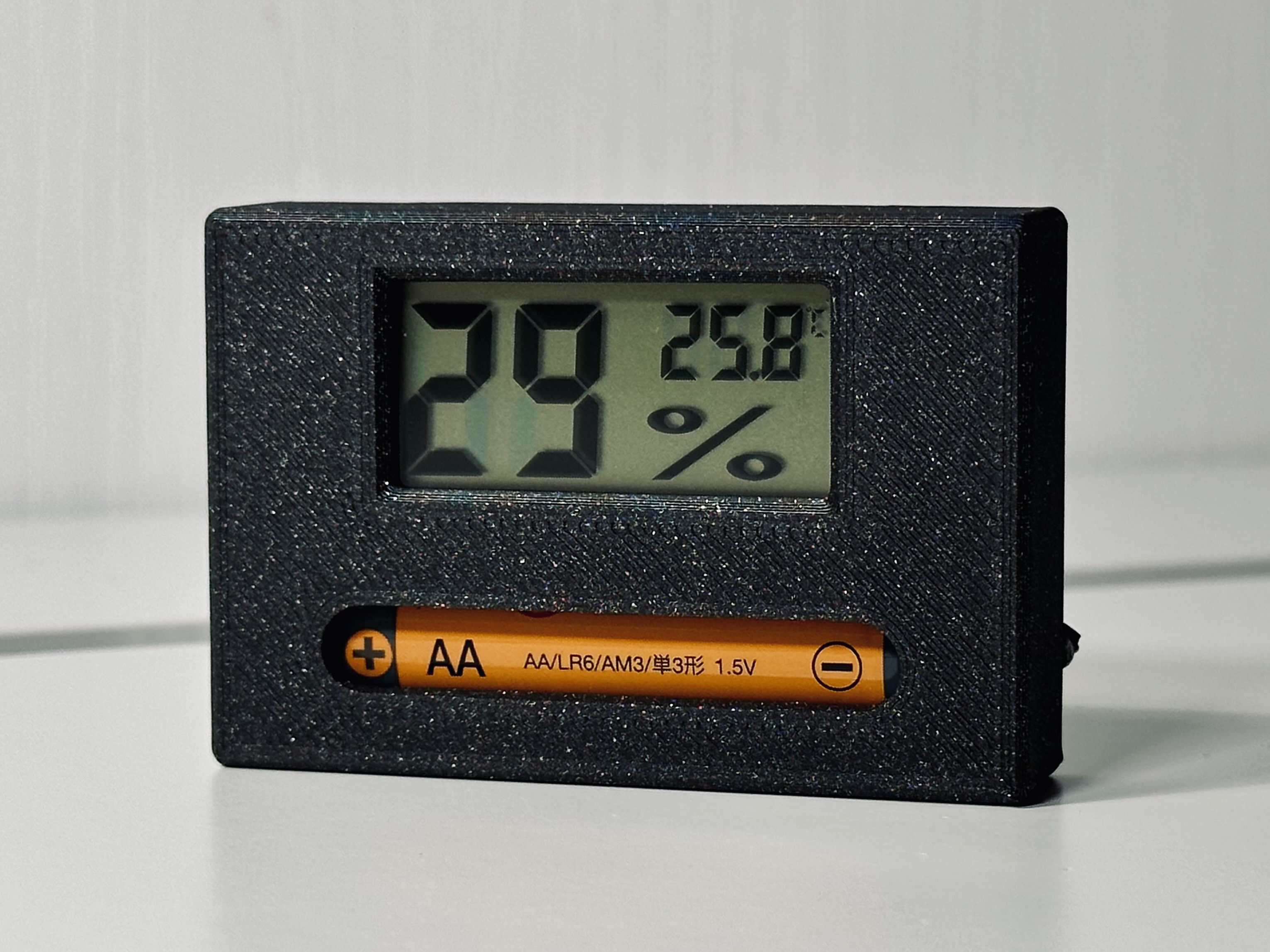 Hygrometer Case for AA Battery by Mark McIntyre Download free STL
