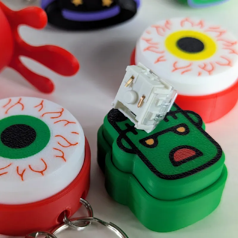 Halloween Click-it Fidgets - Witch Hat, Eyeball, Monster by Grandpa ...