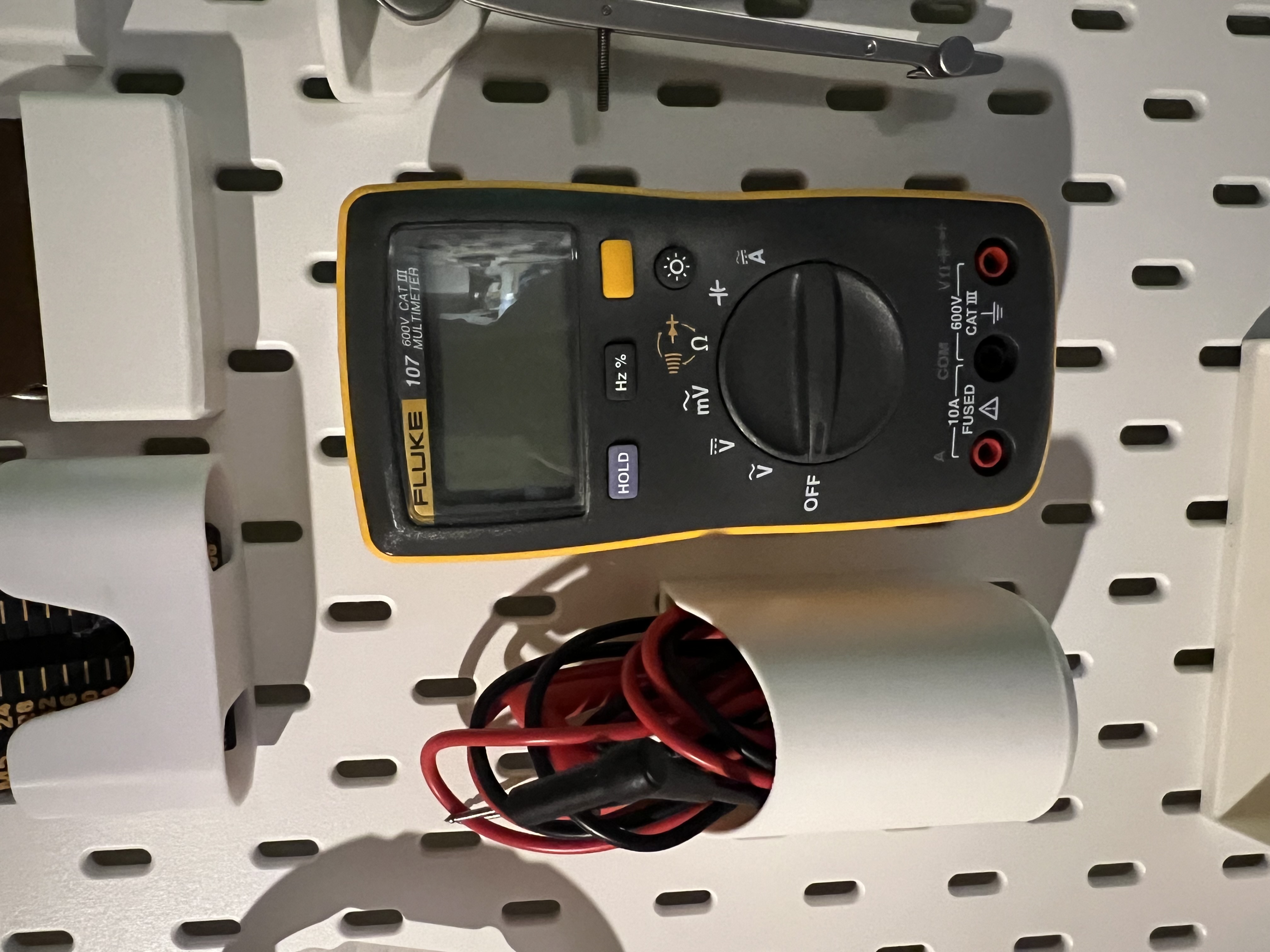 Skadis Fluke 107 Multimeter Mount