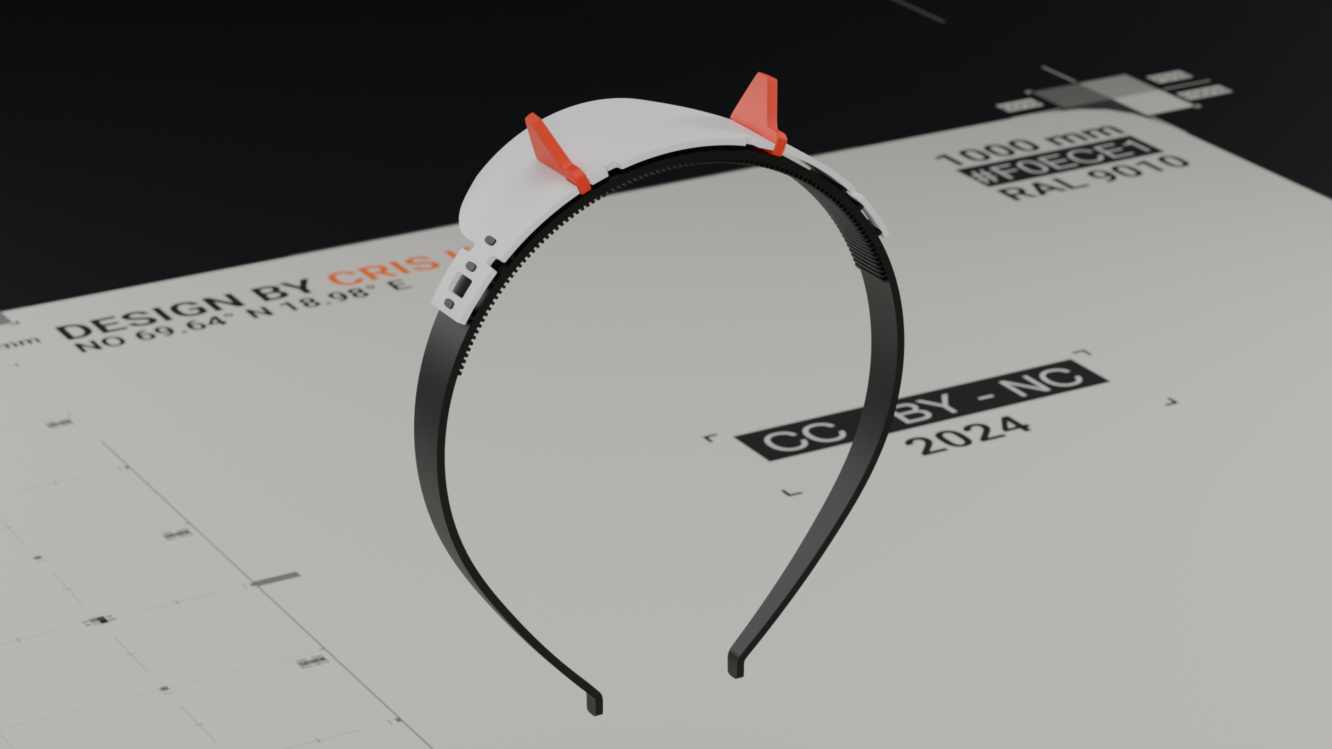 Techwear Hairband : Devil Edition