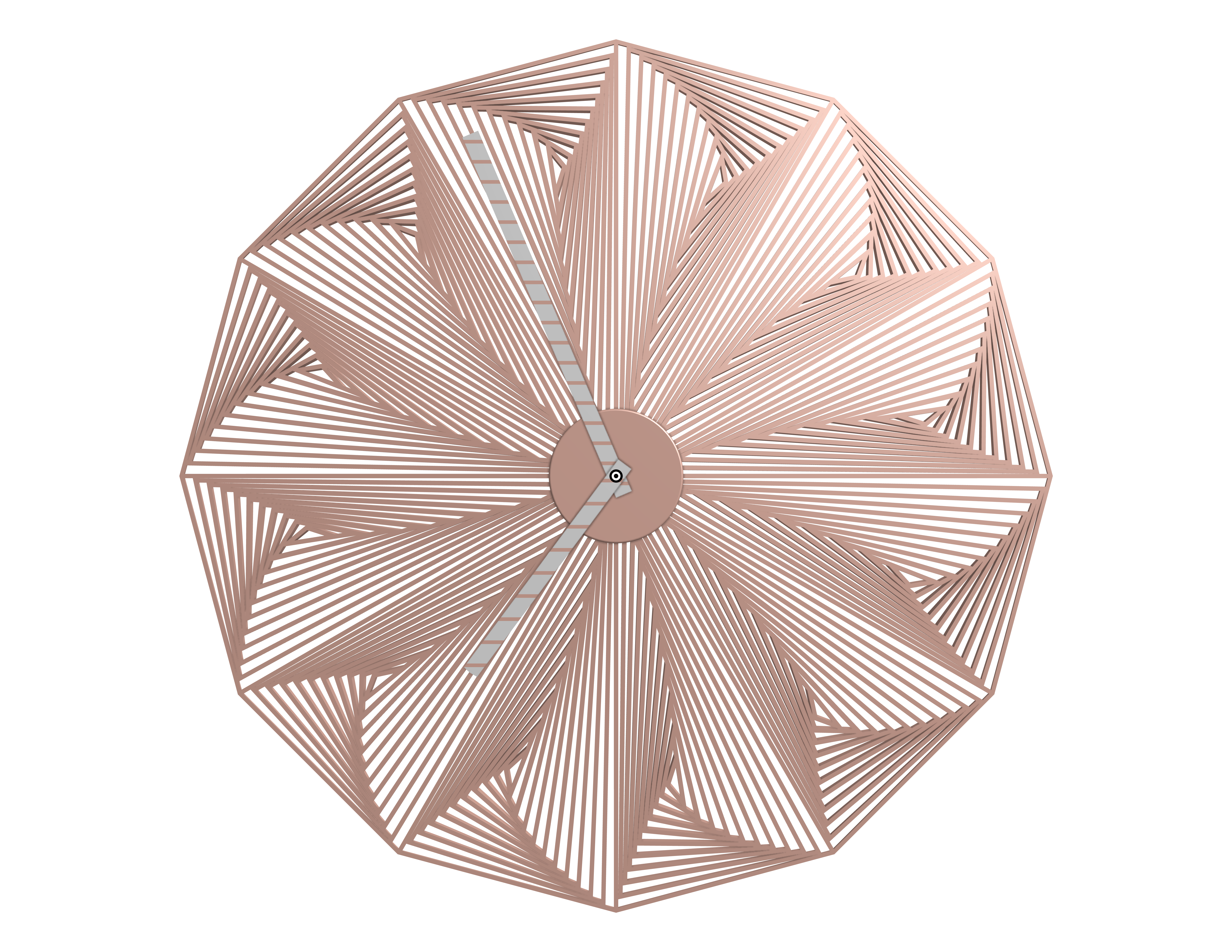 Miniatura 2 do modelo 3D cool spiraling clock