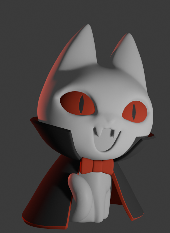 Miniatura 3 do modelo 3D Vampire Cat