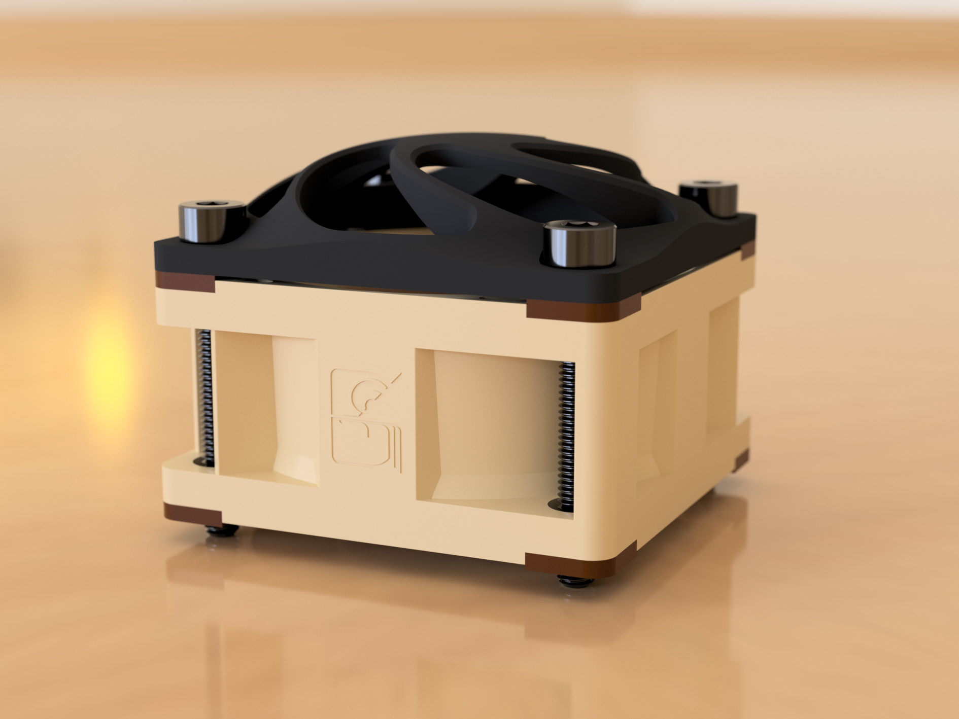 40mm fan grill / cover / guard by squirrelf3d Download free STL model