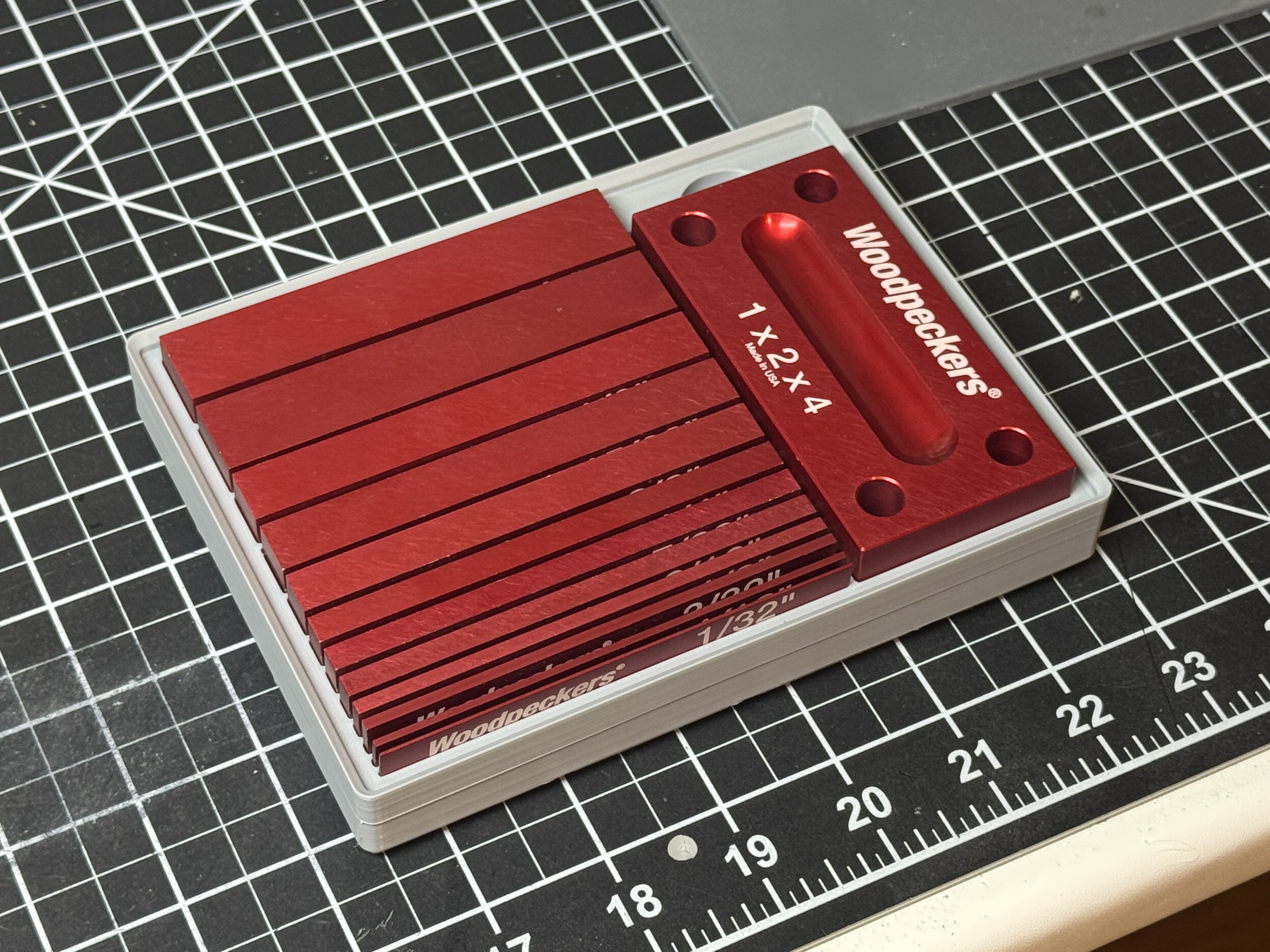 Gridfinity Woodpeckers Setup Block Holder by Matej Download free STL