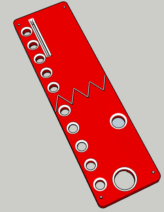 Enhanced Zero Clearance Throat Plate for Laguna Fusion F1/F2/F3 with Improved Dust Collection