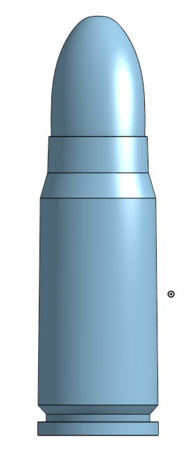 7.65x25mm Borchardt Cartridge