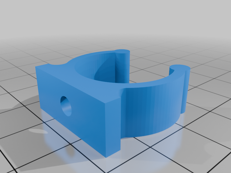 1/2" PVC sch40 Pipe clip OD 0.850 in (21.5mm)