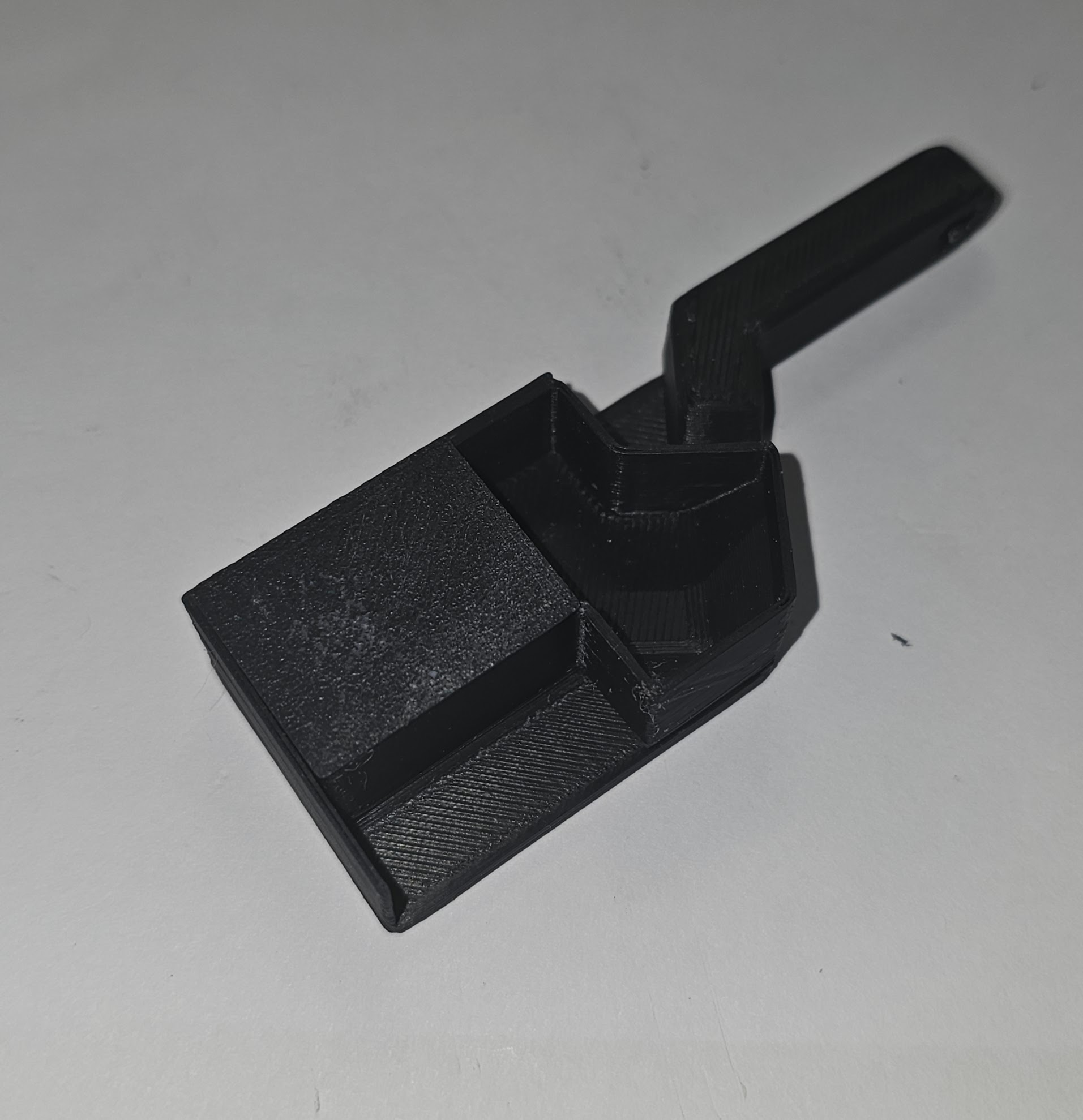 Nozzle wiper with detachable purge bucket for Voron Zero 0.2