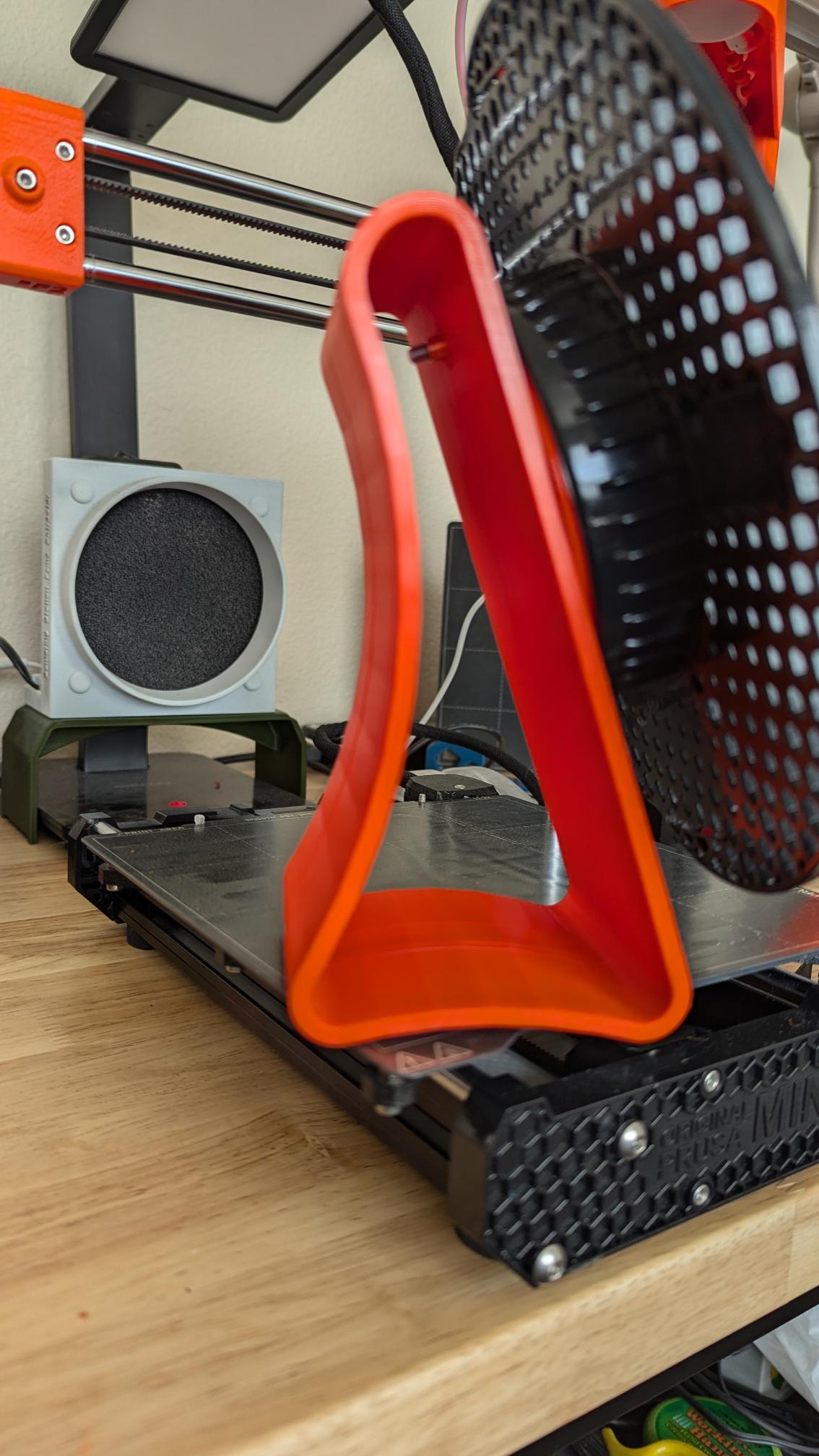 Miniatura 3 do modelo 3D Prusa Spool Clock Stand/Mount