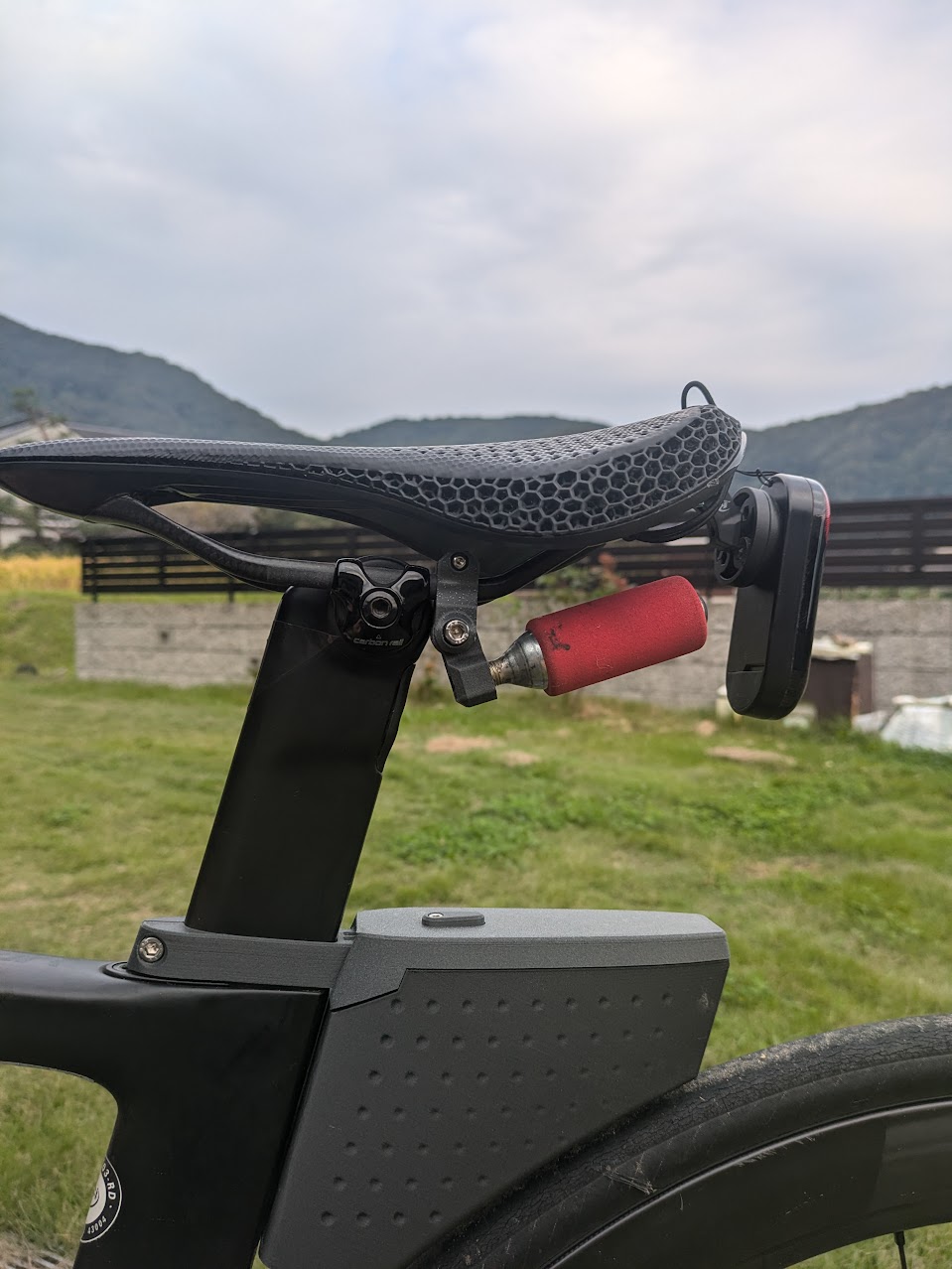 saddle rail gopro mount
