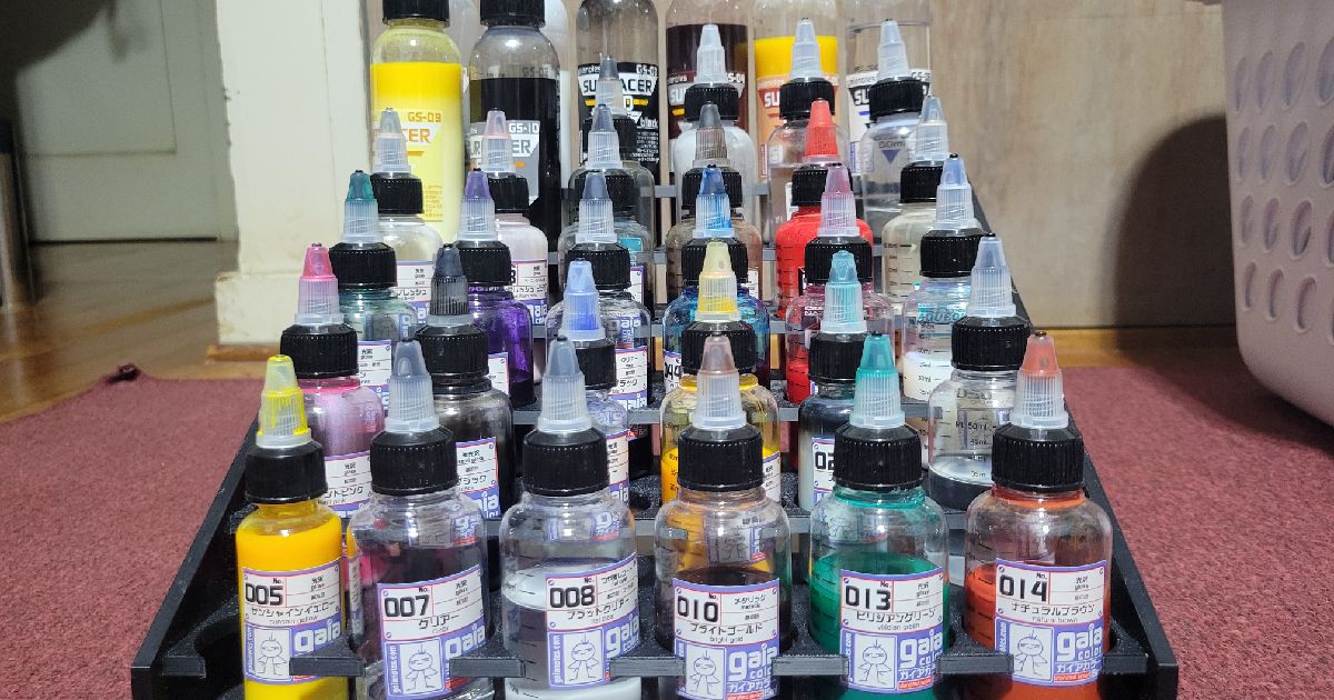 Paint Rack by bbtinkerer Download free STL model