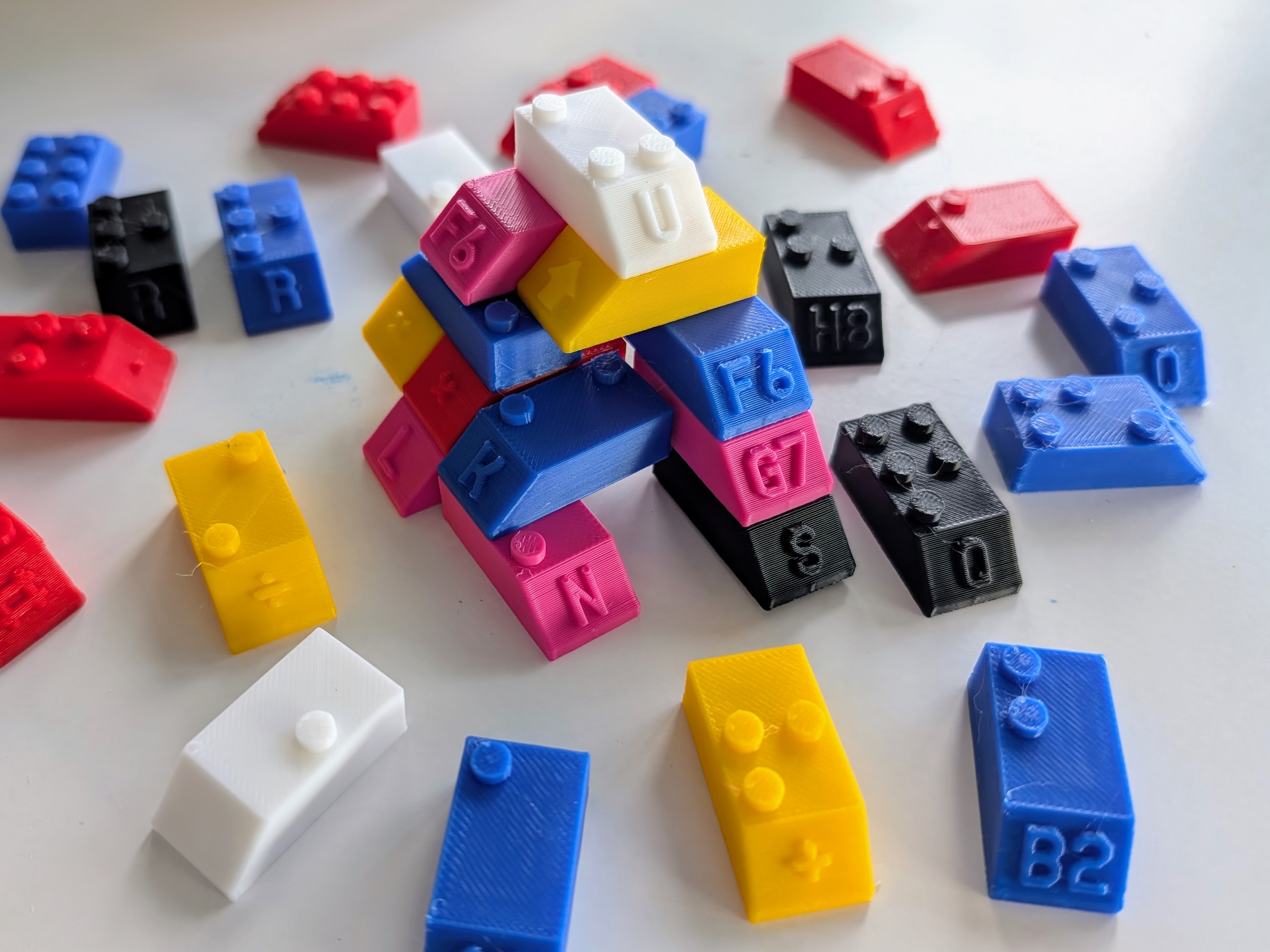 Miniatura 3 do modelo 3D 3D-Printable Braille Bricks