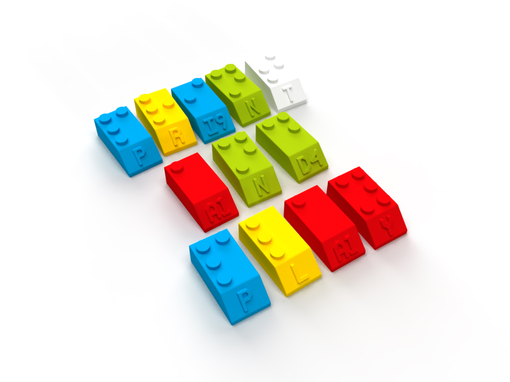Miniatura 4 do modelo 3D 3D-Printable Braille Bricks