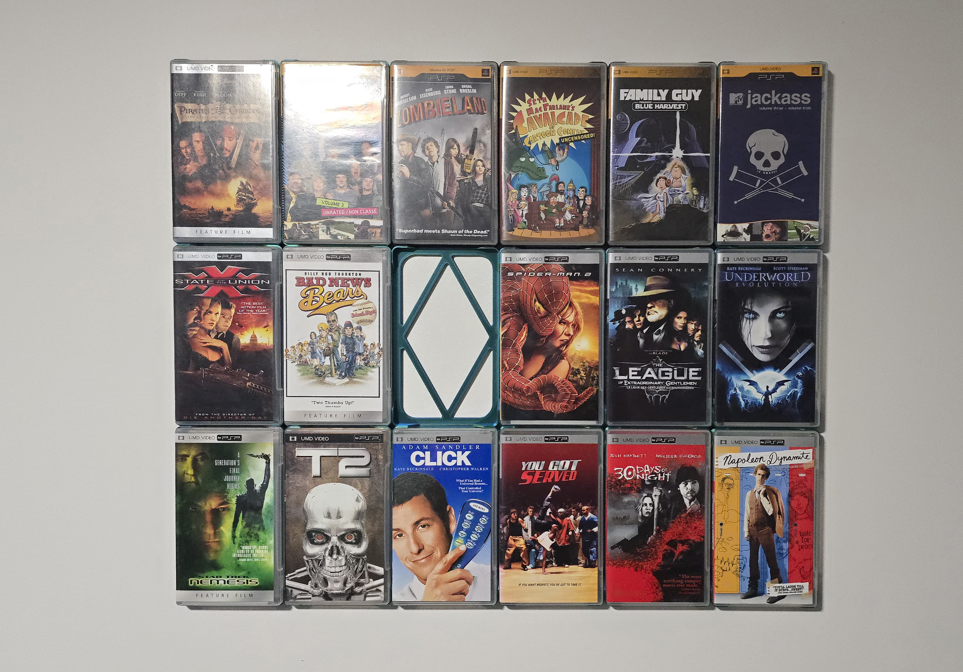 Modular UMD Movie / PSP Game Wall Display