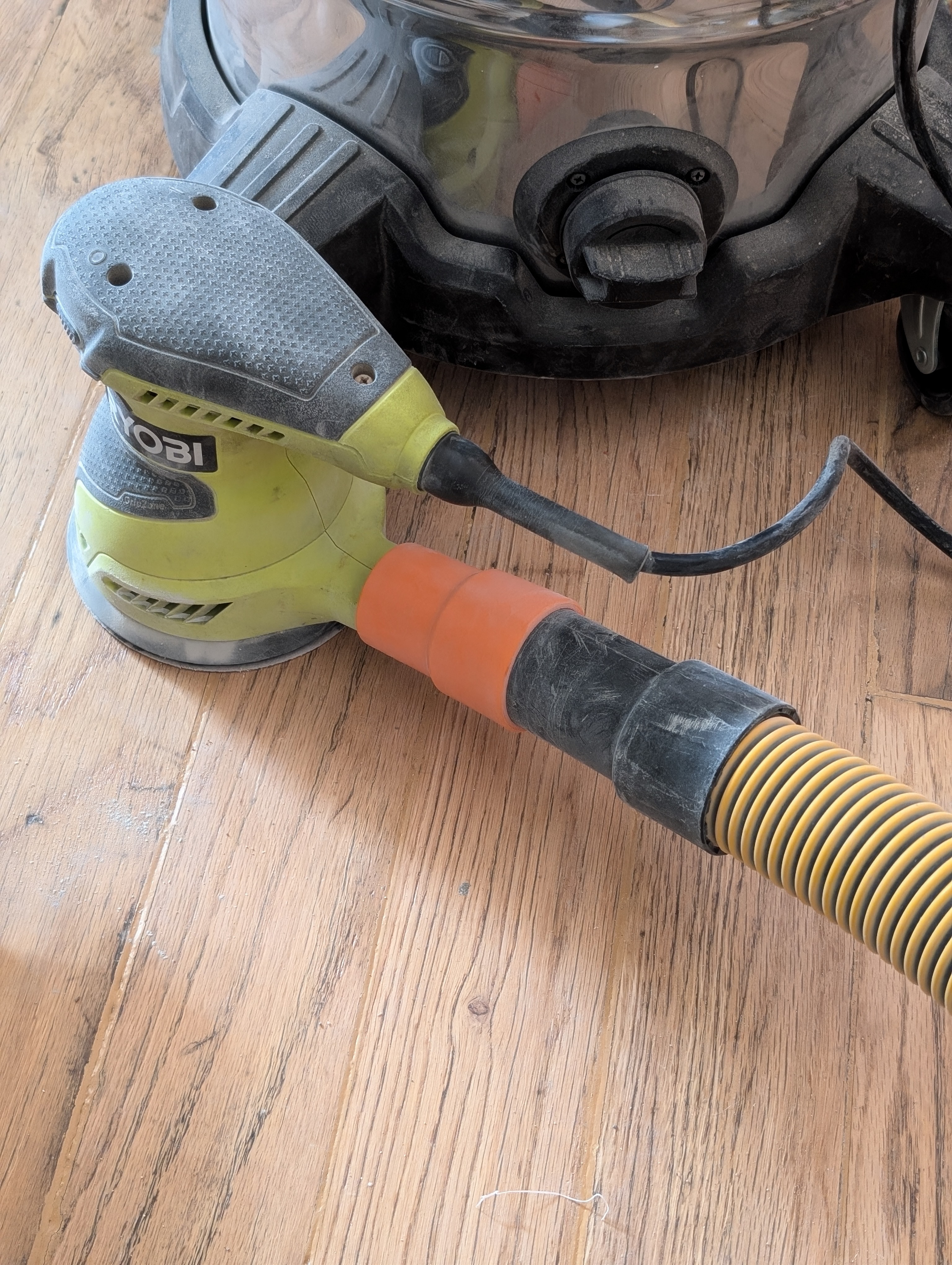 Ryobi Orbital sander to DeWalt Shop Vac adapter