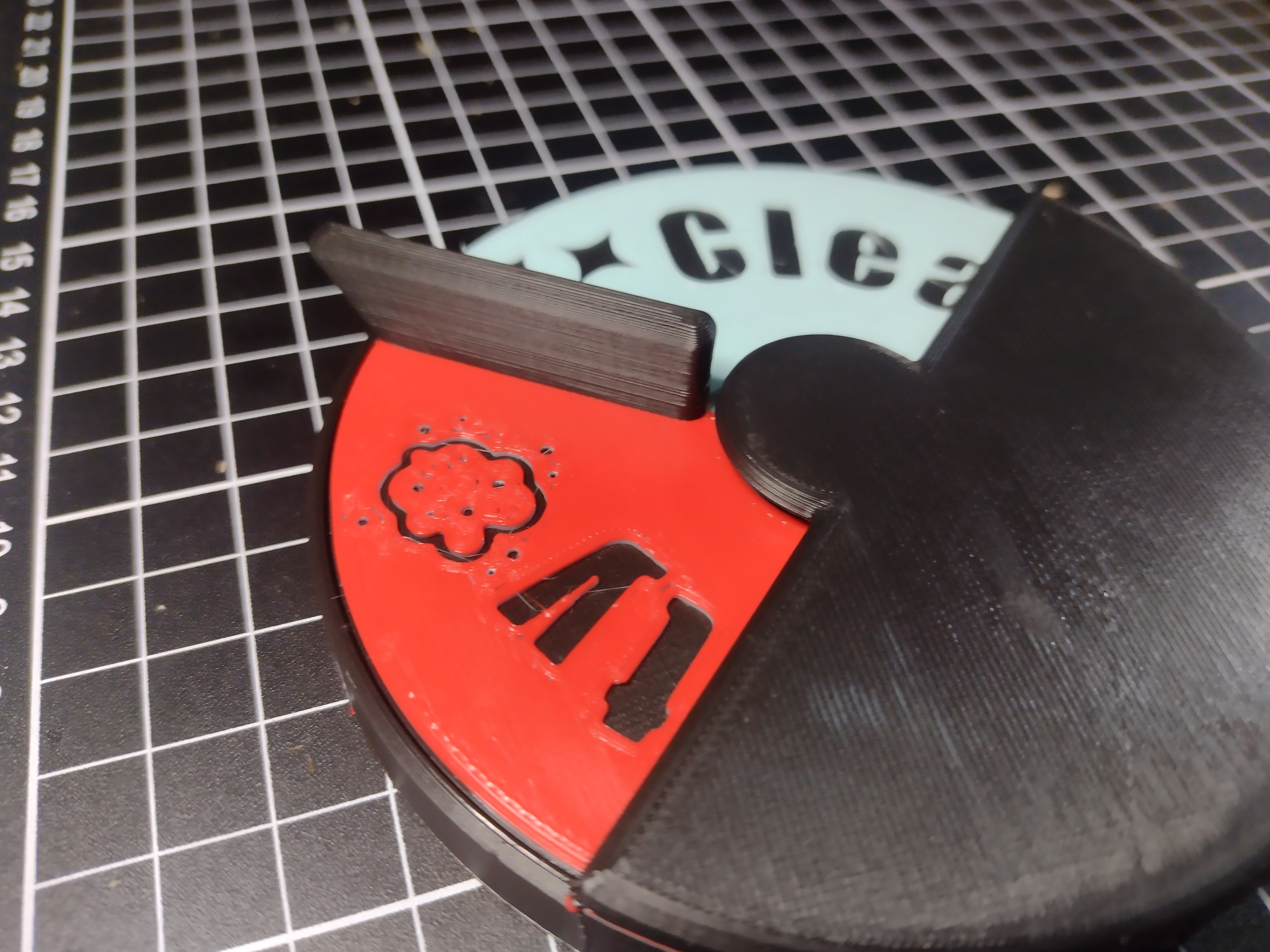 Print in place Single colour extruder Dishwasher Sign — miniatura 2