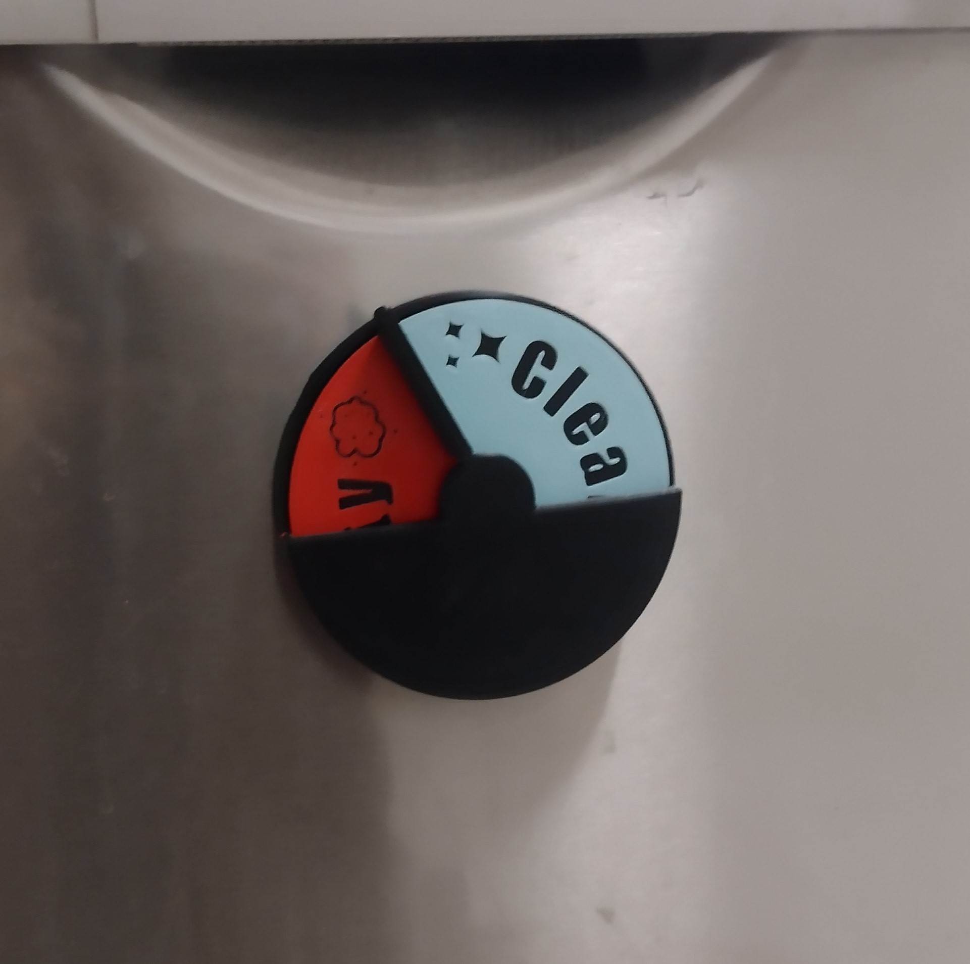 Print in place Single colour extruder Dishwasher Sign