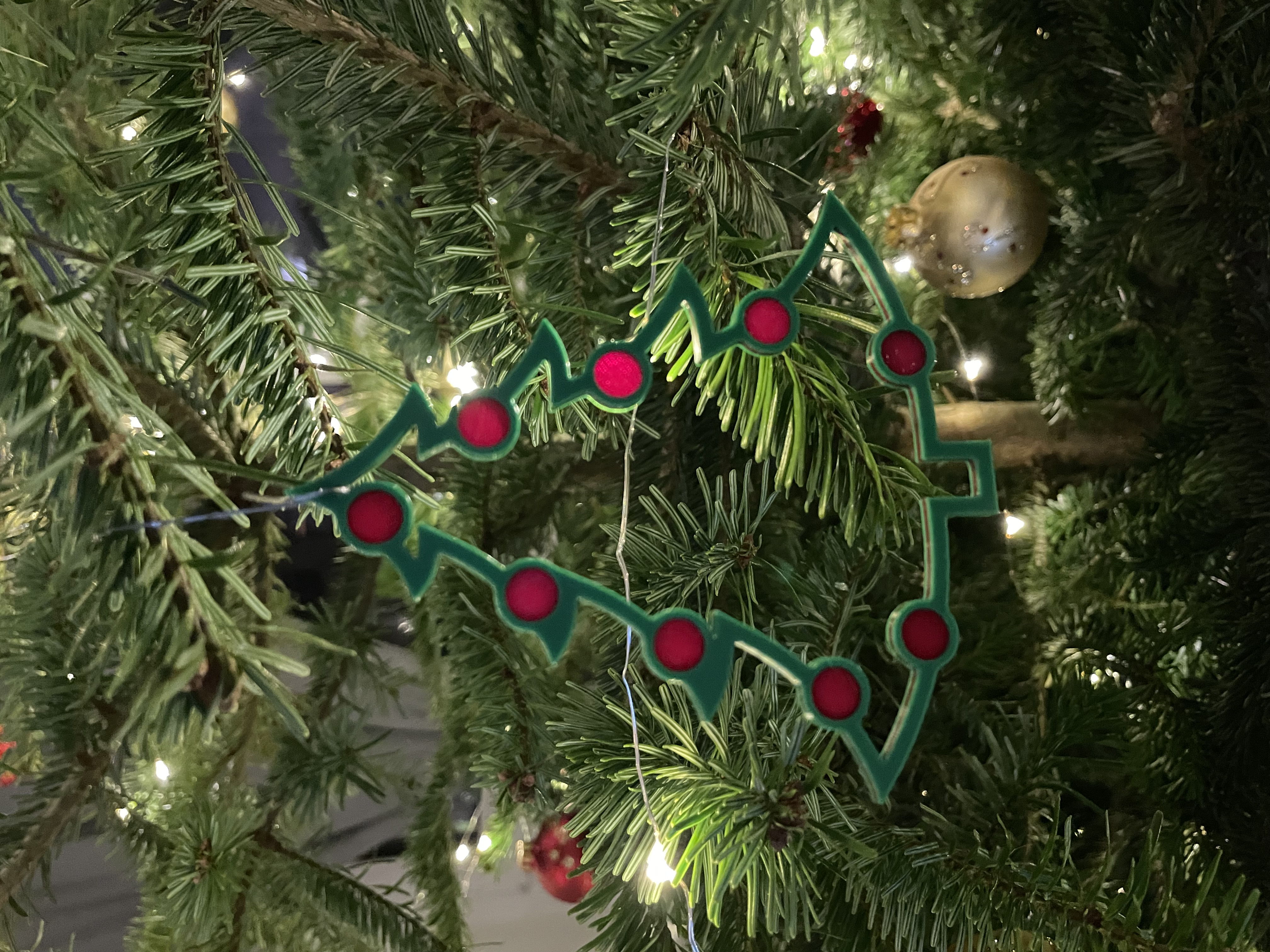 Christmas-Tree Ornament Multicolor w/o MMU