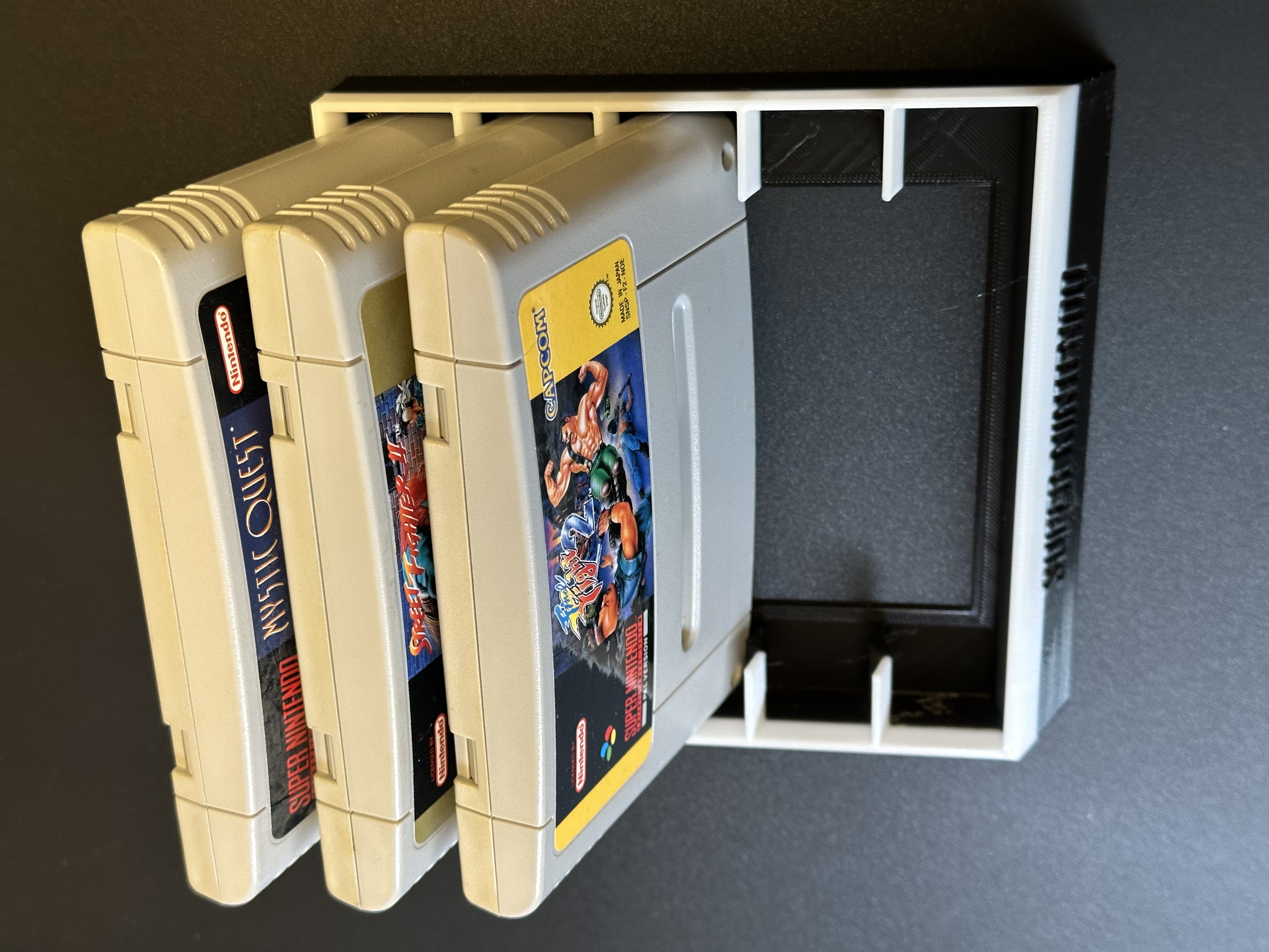 SNES PAL Cartridge flip-stand (5/6 cartridges)