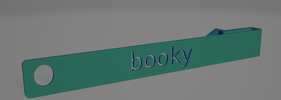 Arrow Bookmarker with Keychain — miniatura 2